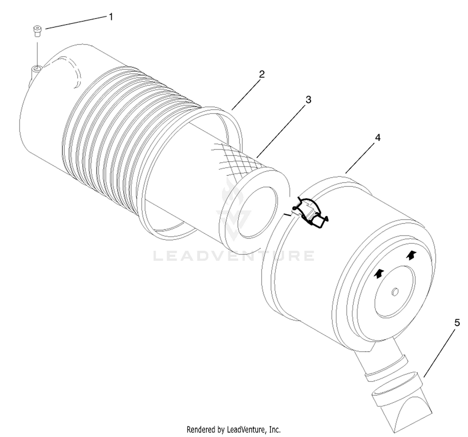 Air Cleaner Assembly No. 93-5111
