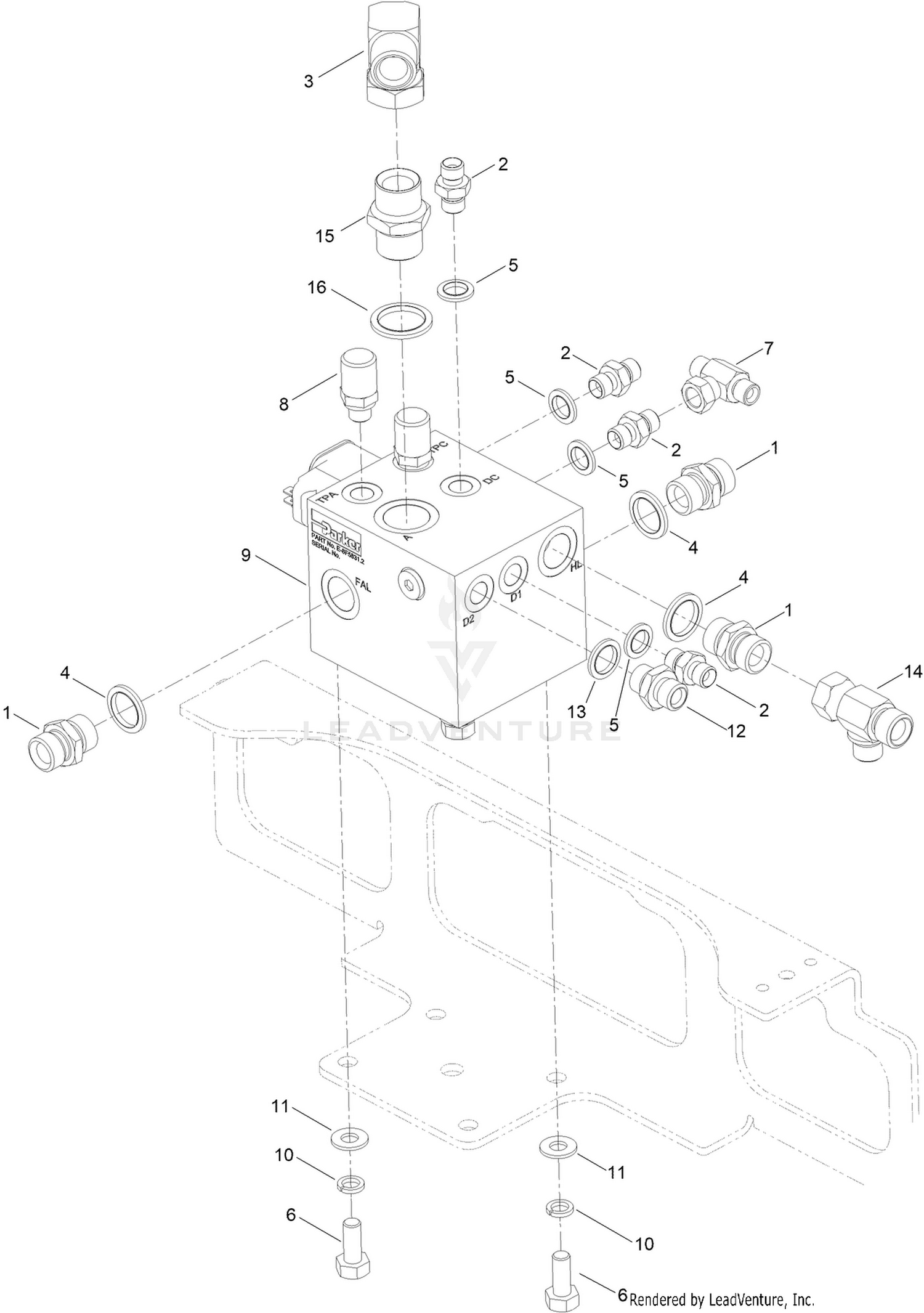 Transmission Control  Manifold Assembly