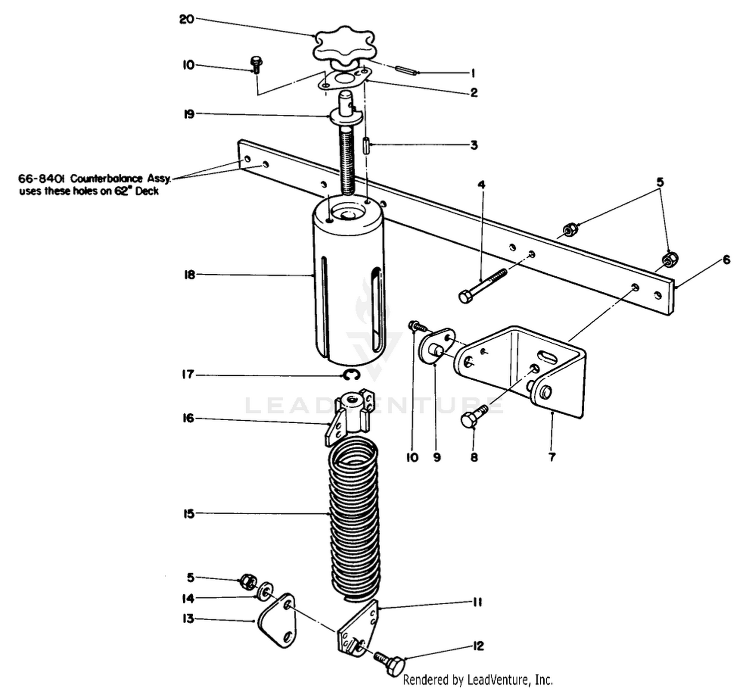 72" Counterbalance Kit No. 66-2220
