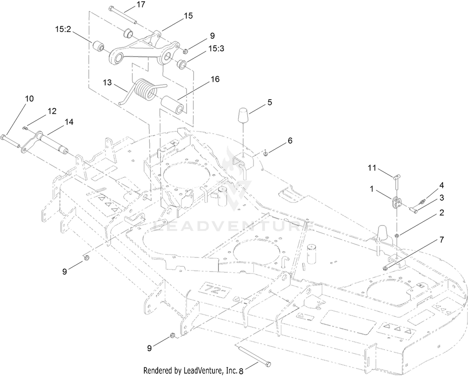 Adjustment Link and Bumper Assembly