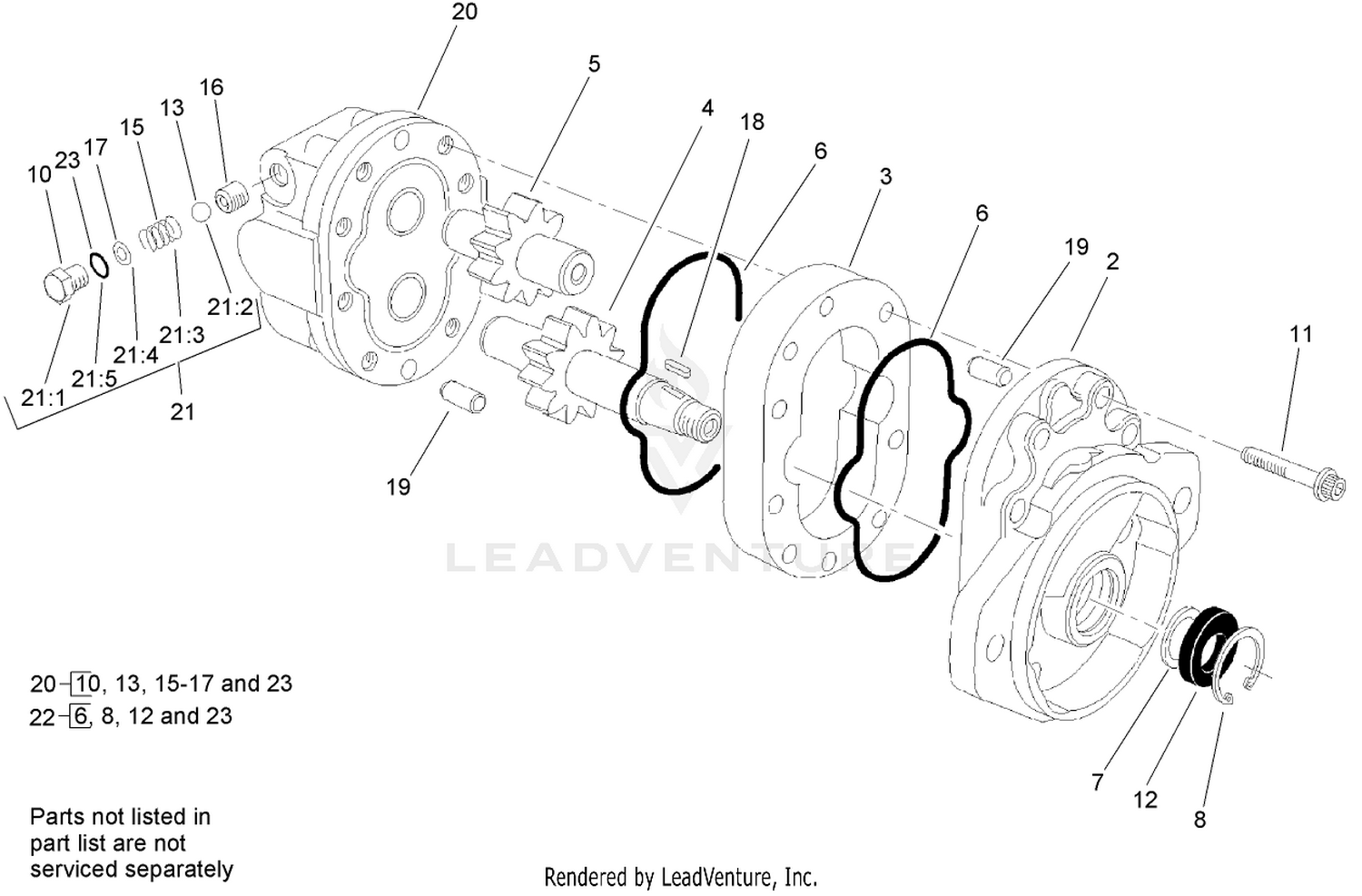 Gear Motor Assembly No. 93-6975