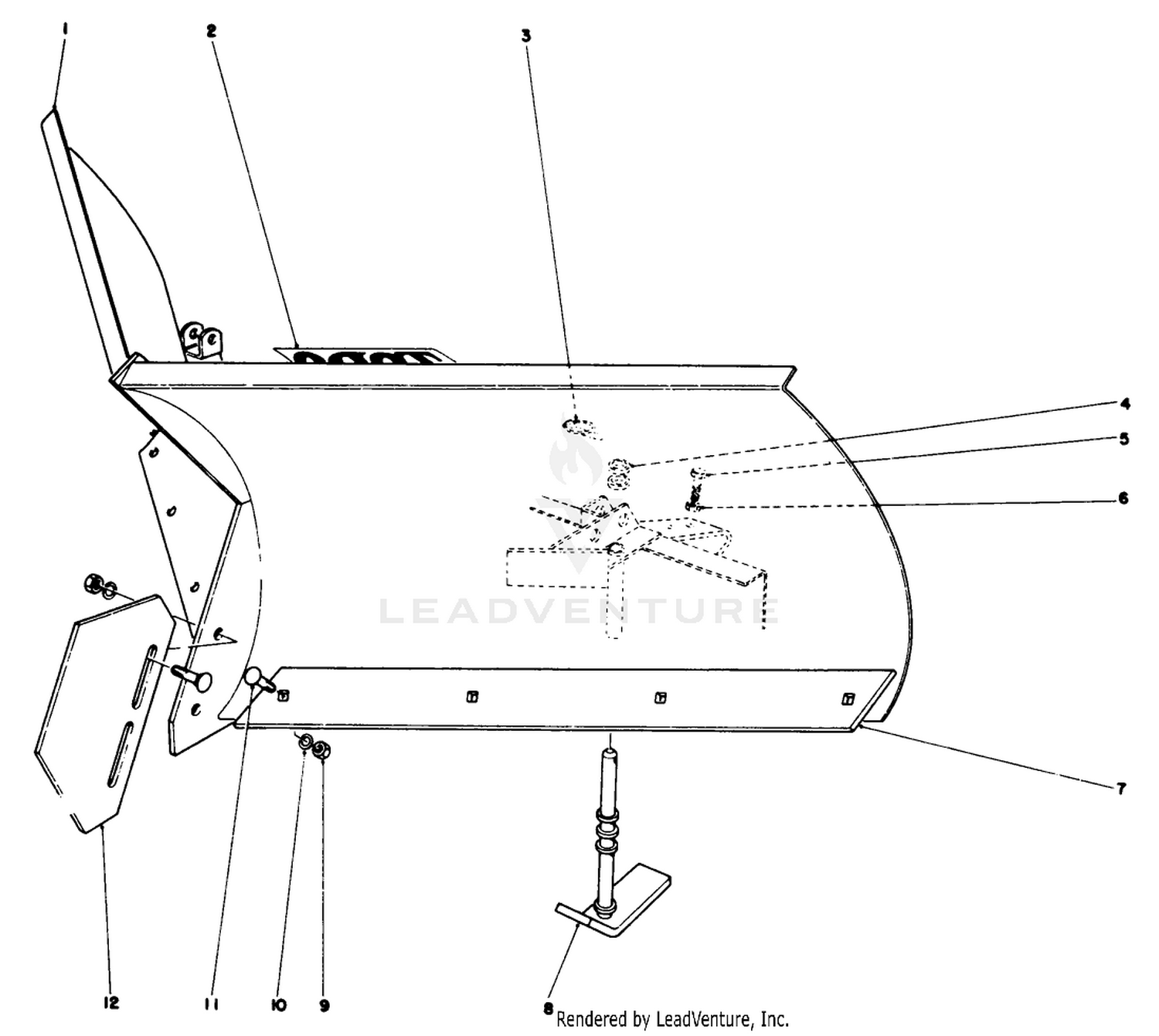V-Plow Model No. 30750 (optioanl)