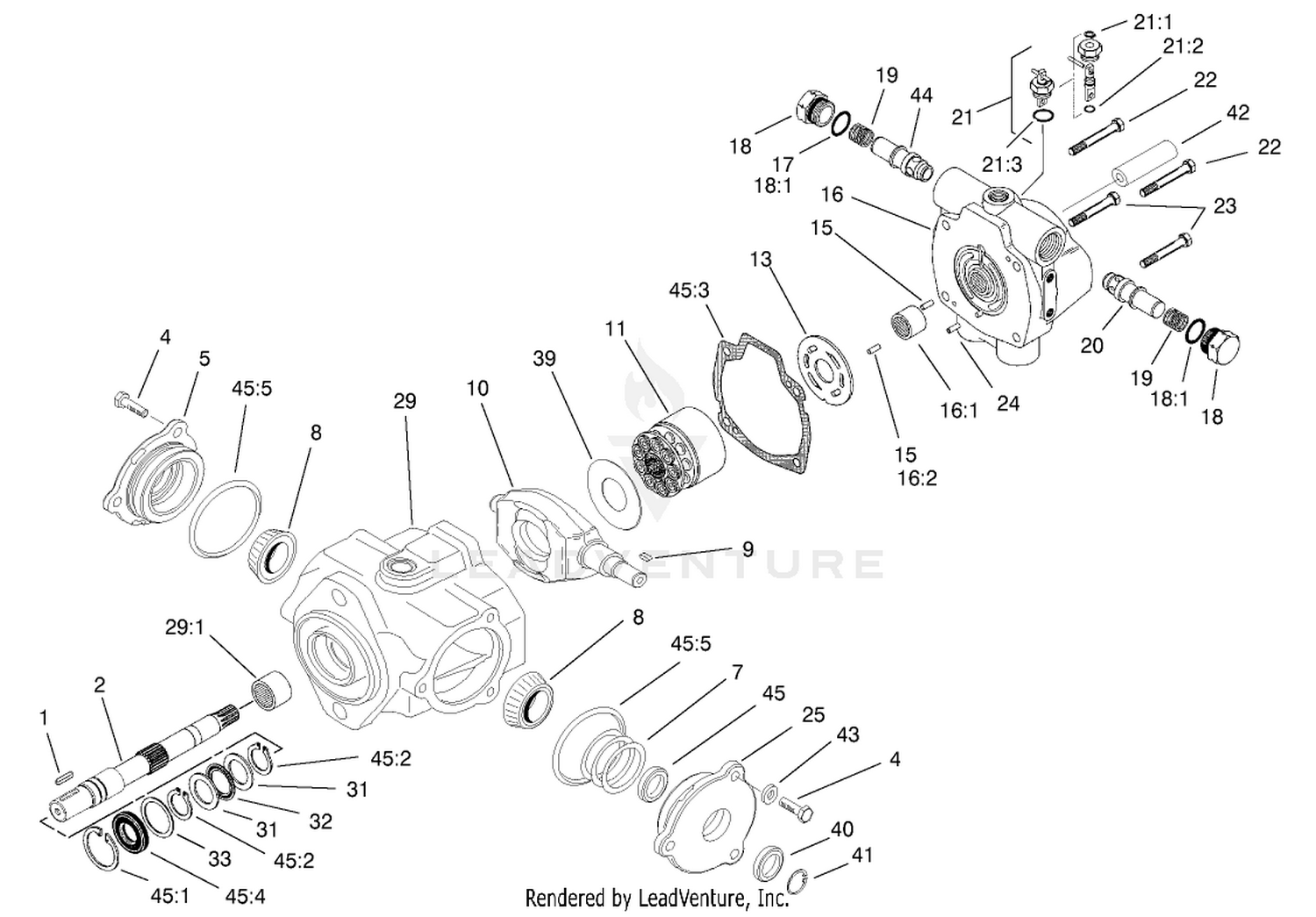 Piston Pump Assembly No. 104-4832
