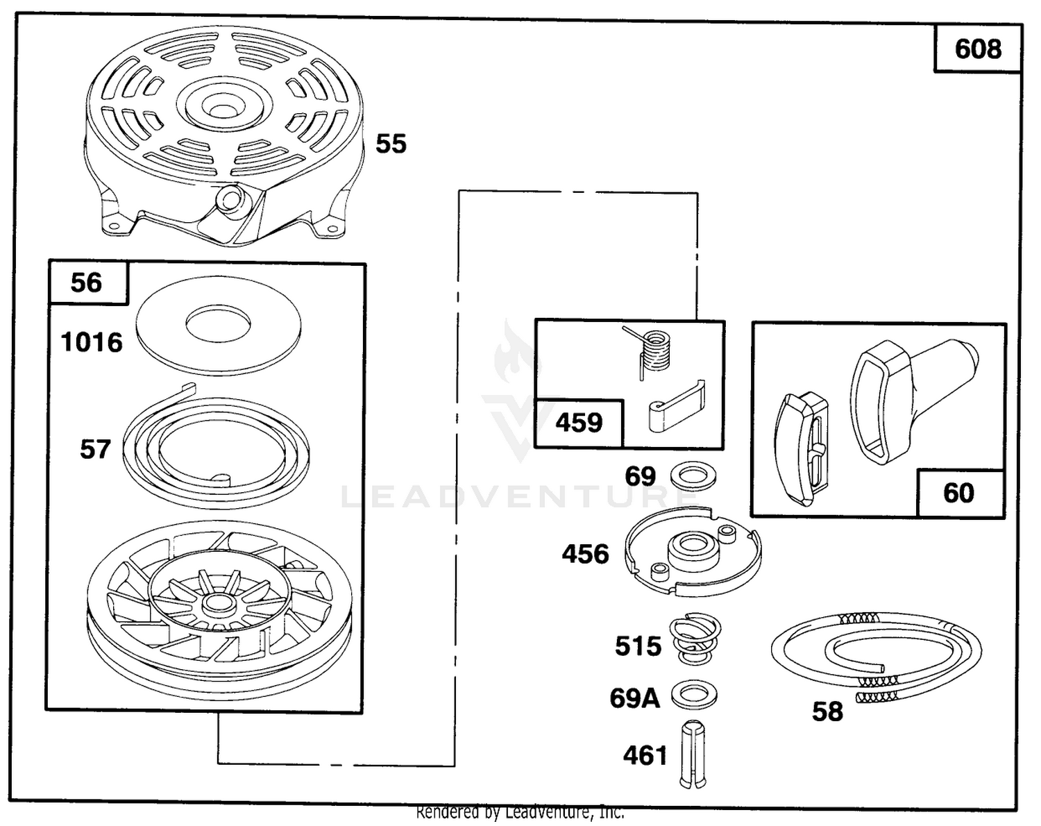Engine Briggs  Stratton Model 127702-0131-01 6