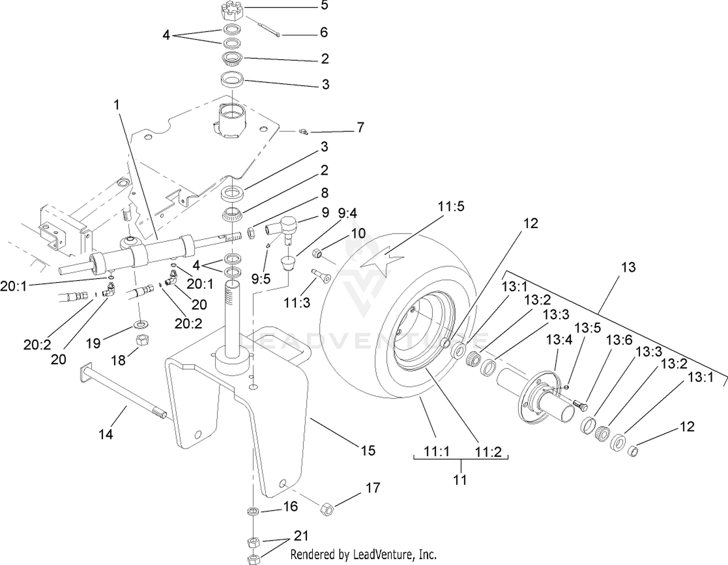 Rear Wheel Assembly