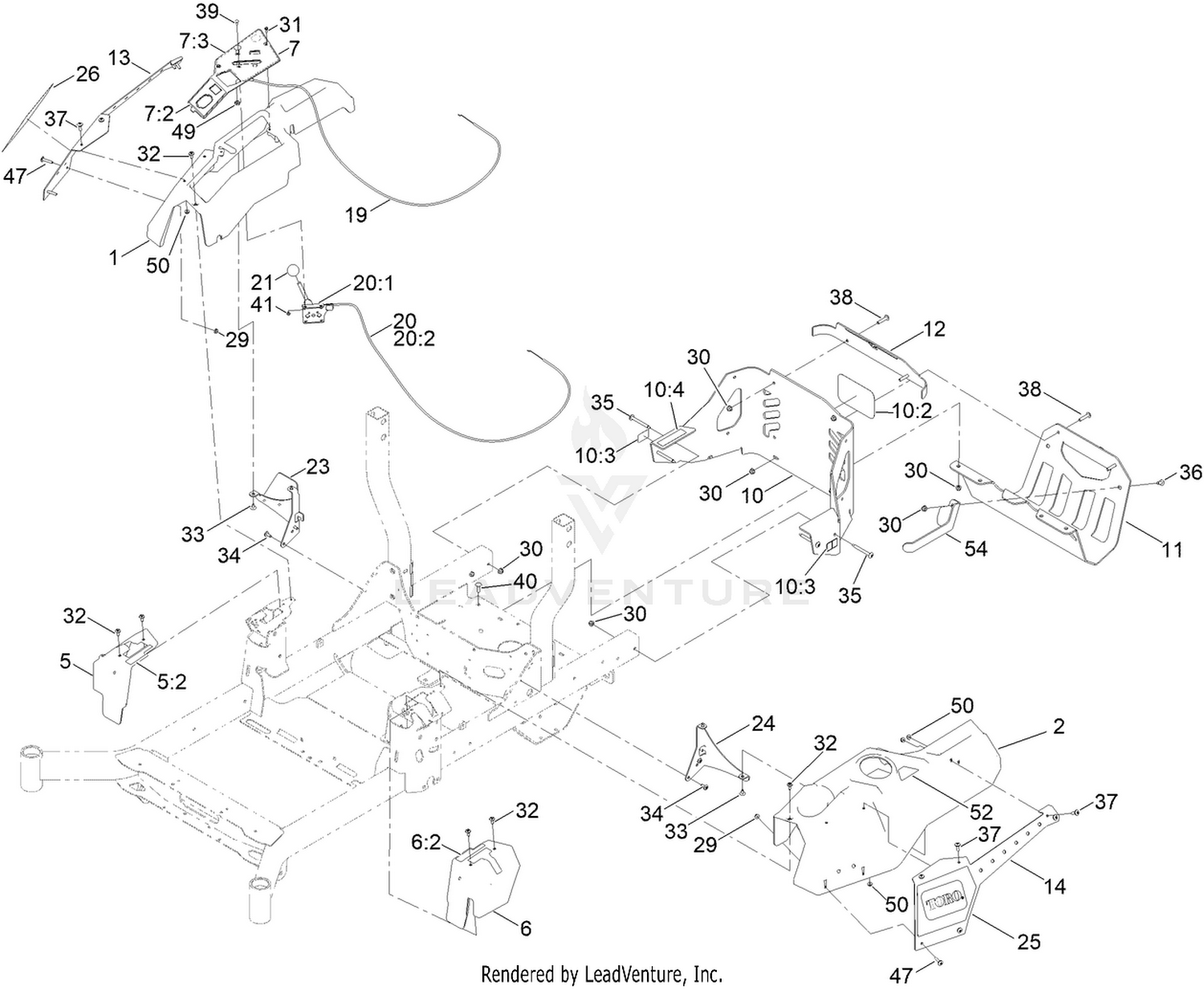 Console and Guard Assembly