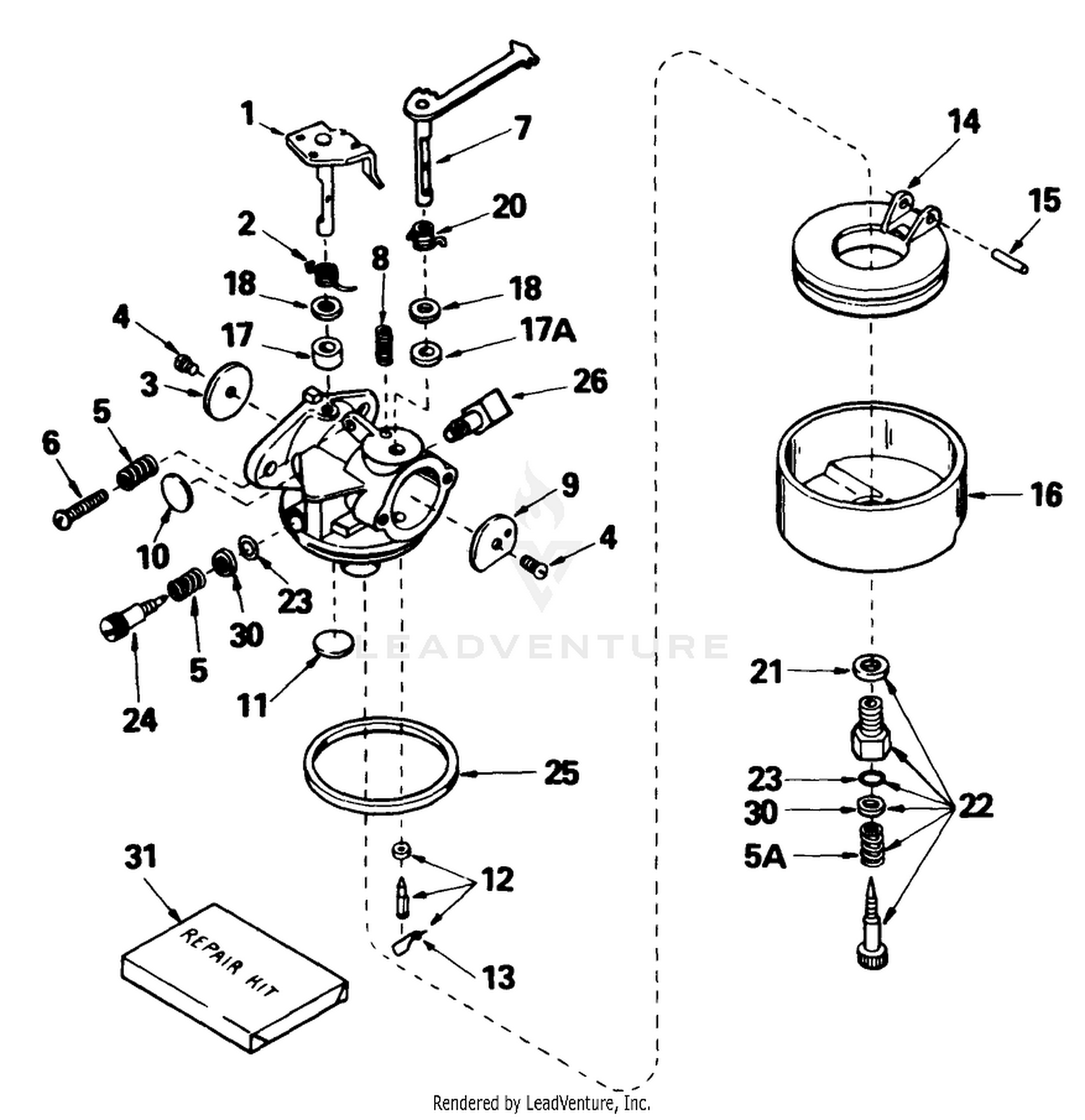 Carburetor Assembly No. 63229