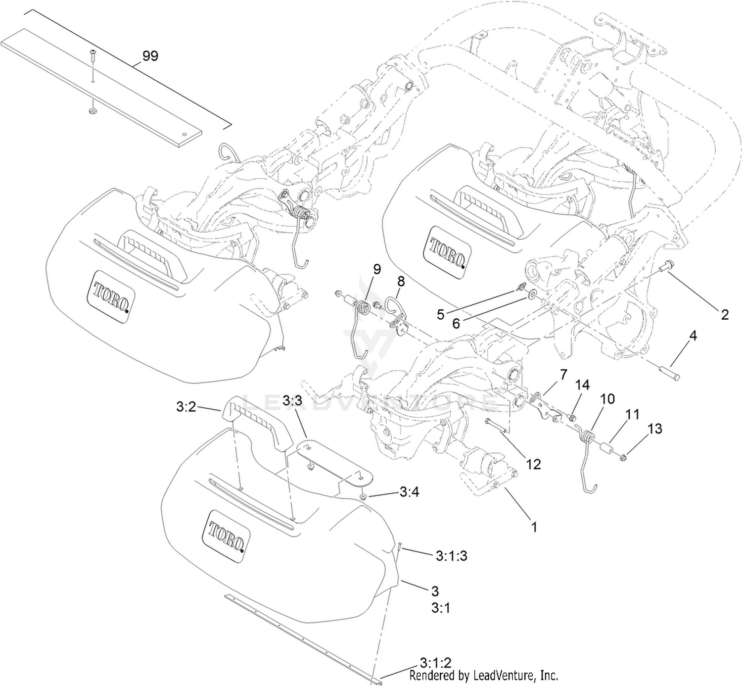Suspension and Basket Assembly