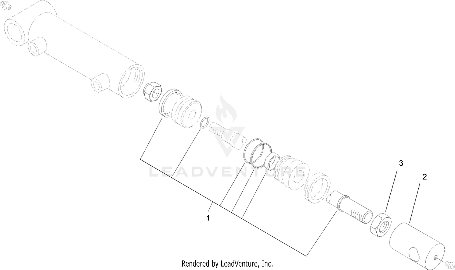 Hydraulic Cylinder Assembly No. 108-9033