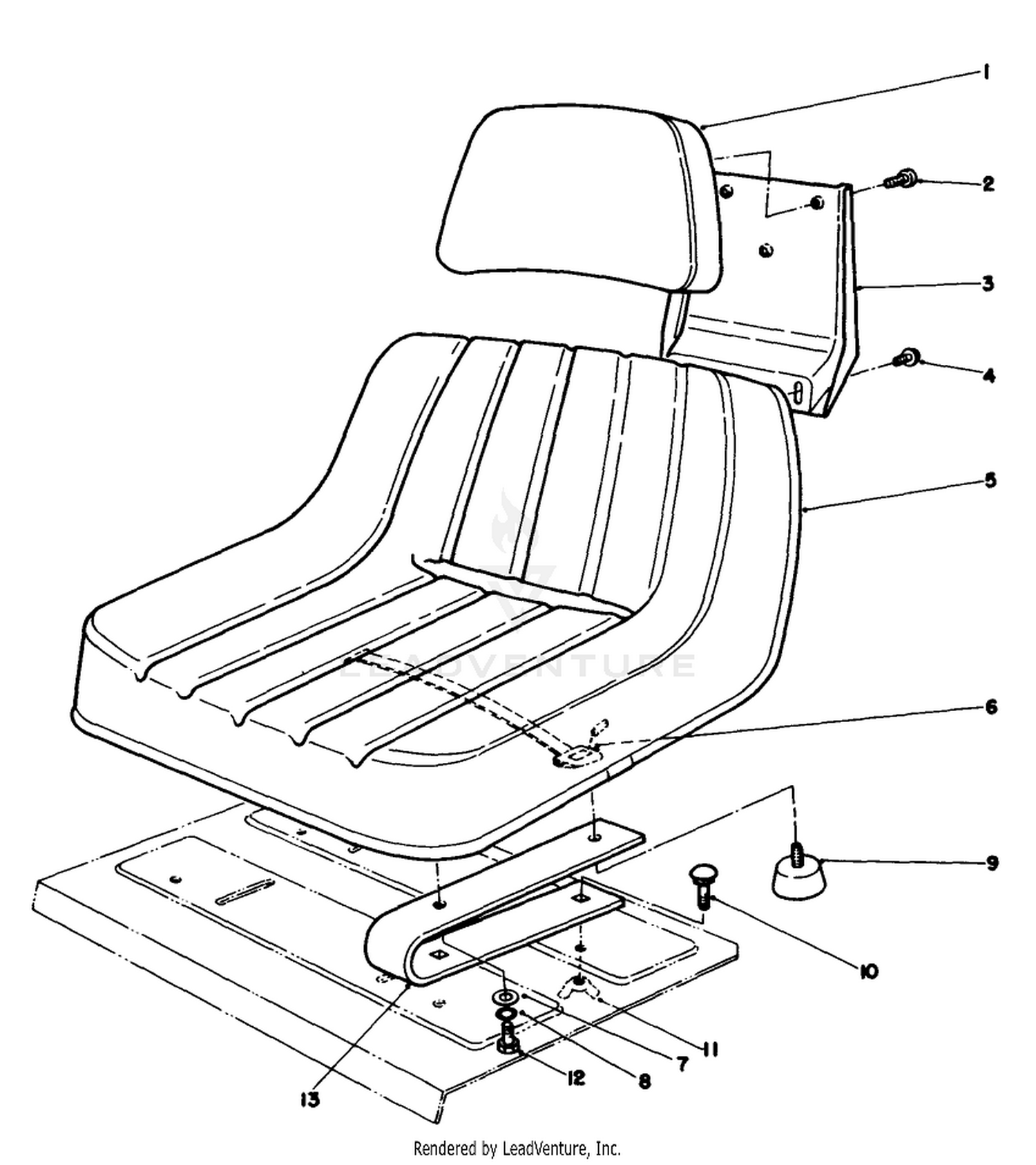 Standard Seat Kit Model No. 30746 (optional)