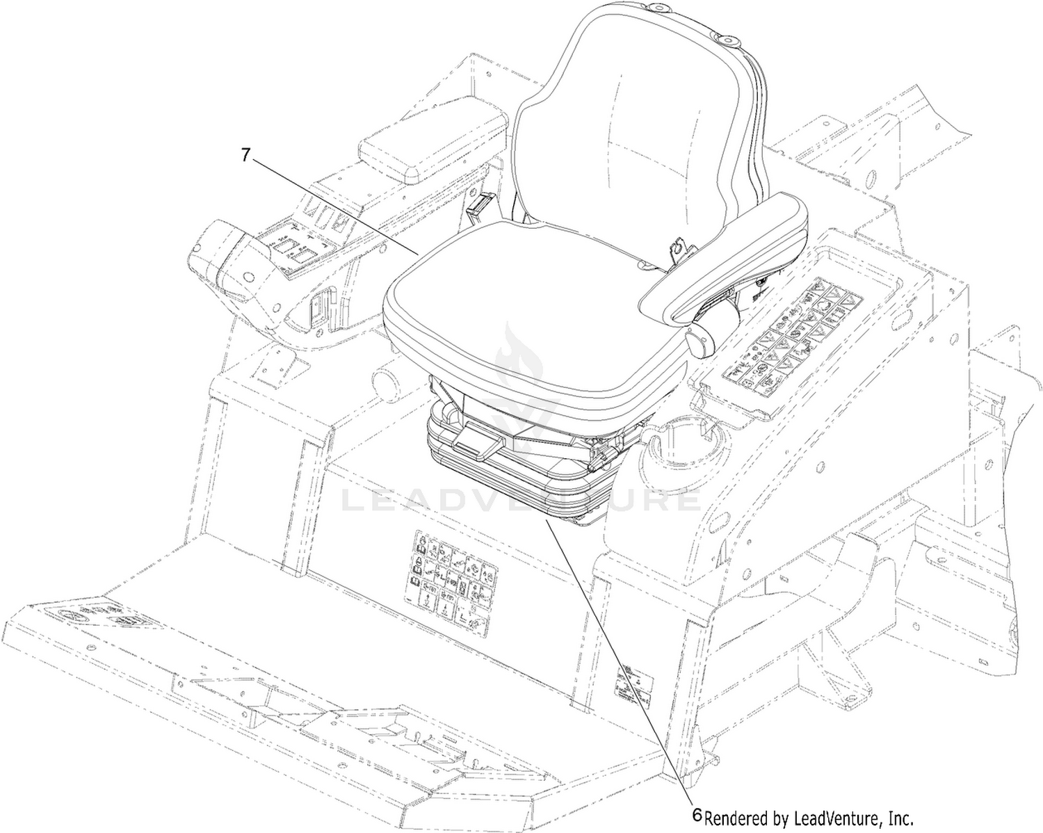 Cab Seat Assembly
