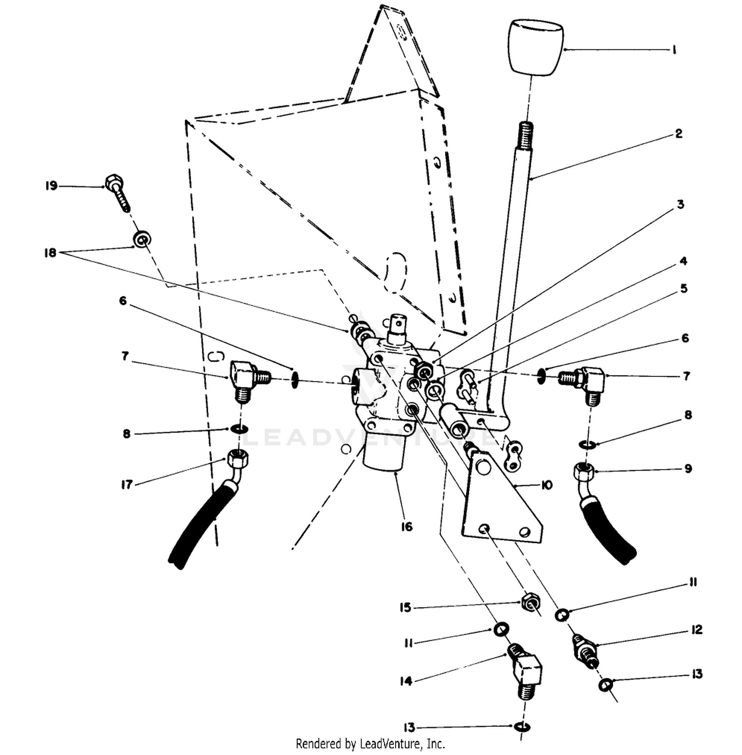 Cutting Unit Llft Control Valve Assembly