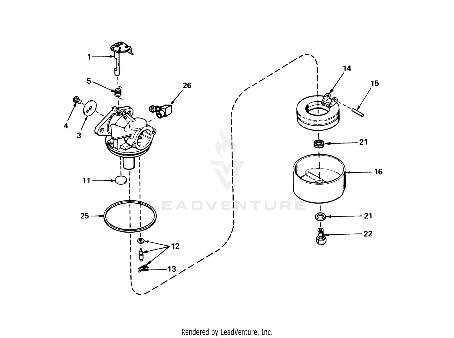 Carburetor No. 631784a