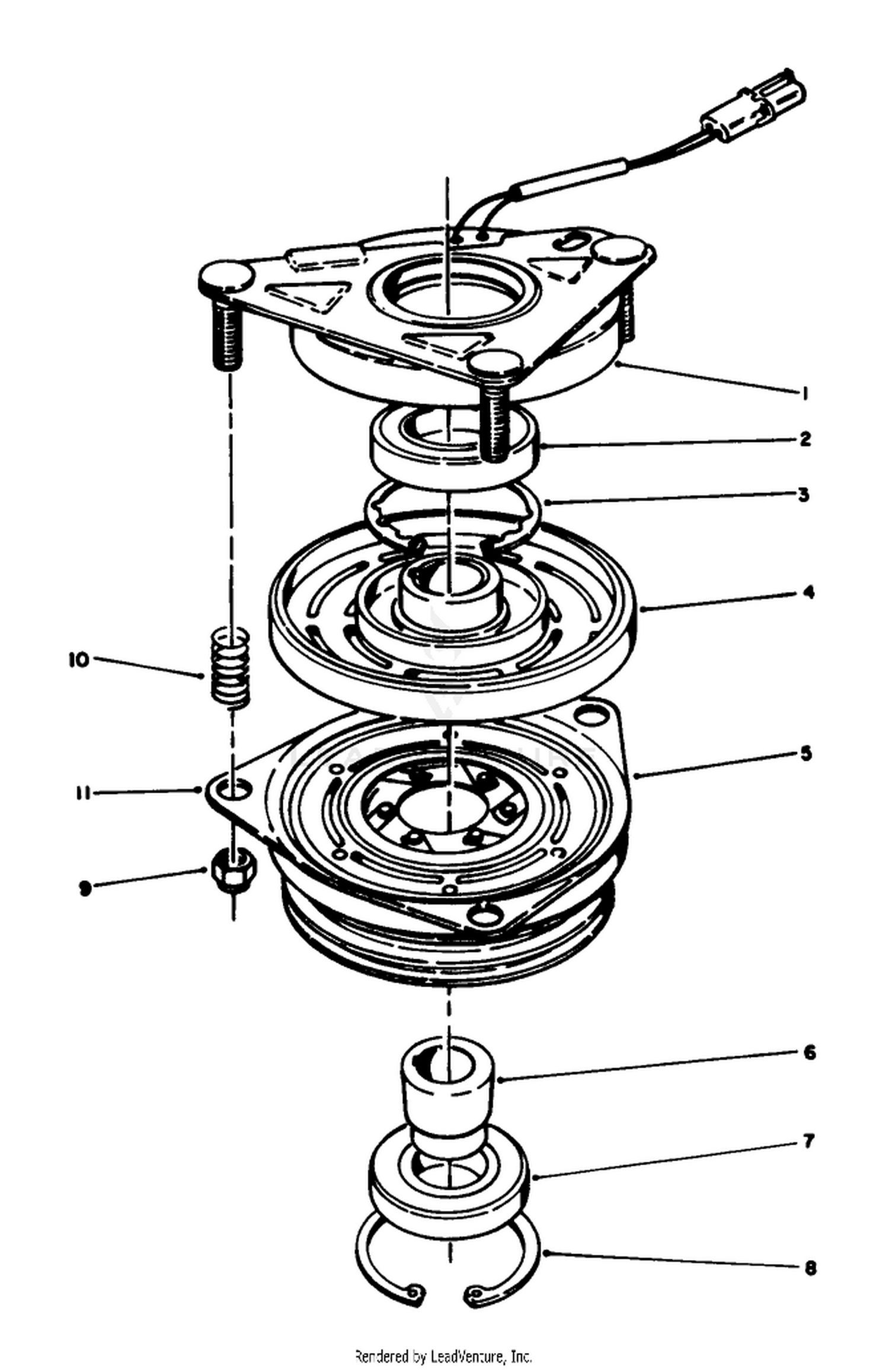 CLUTCH ASSEMBLY NO. 63-6050