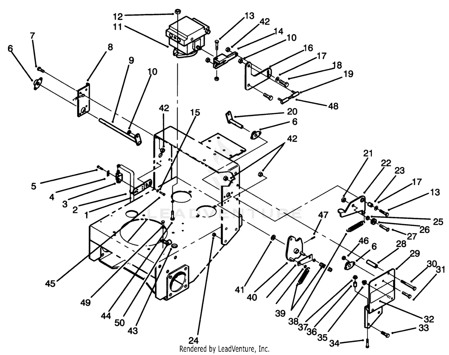 Hydraulic Pump  Linkage Assembly