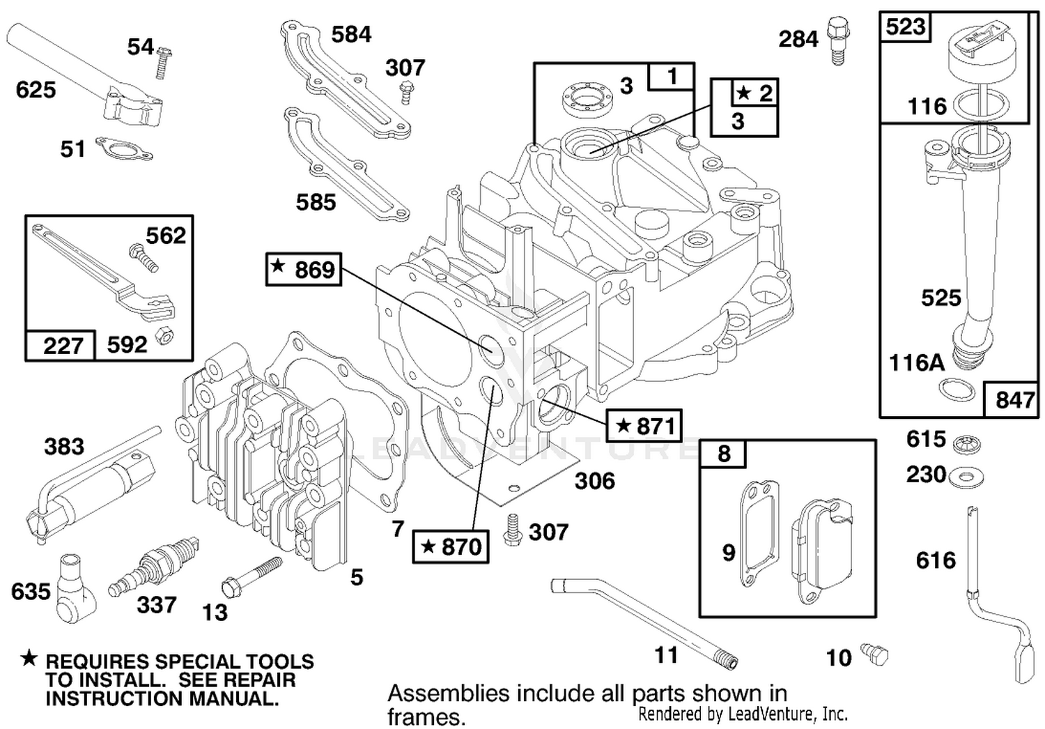 Engine Briggs  Stratton Model 12f802-1750-E1