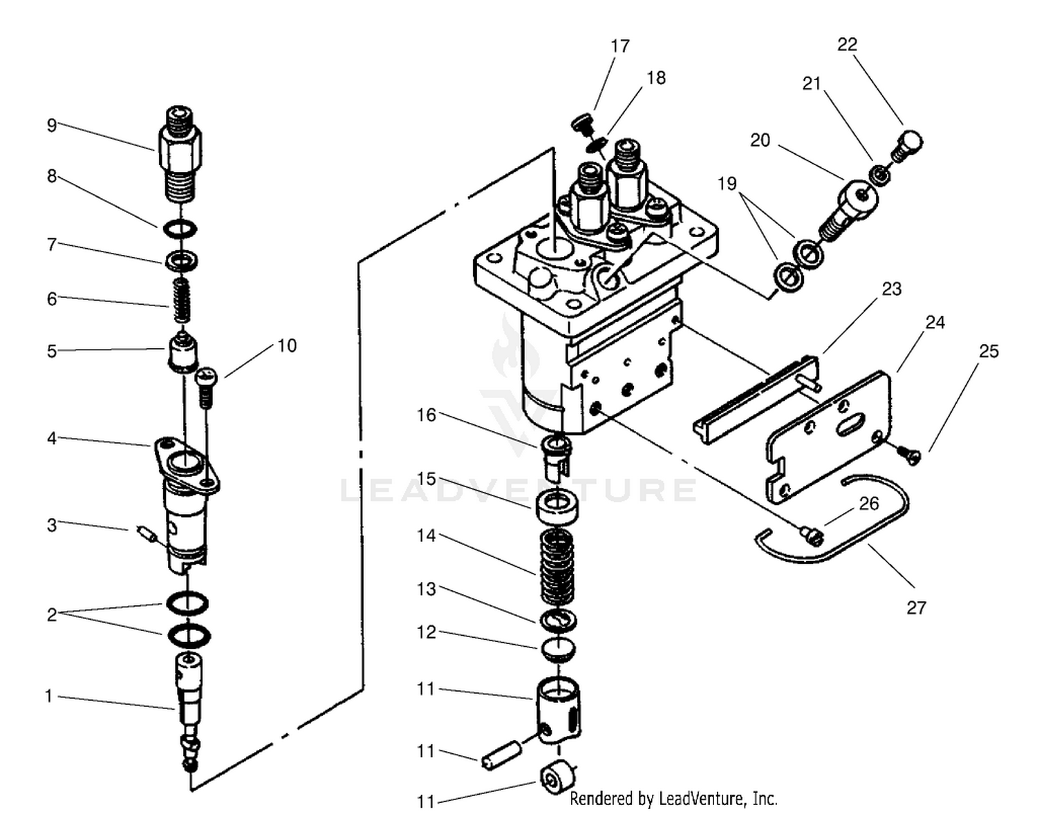Injection Pump Assembly No. 98-9643