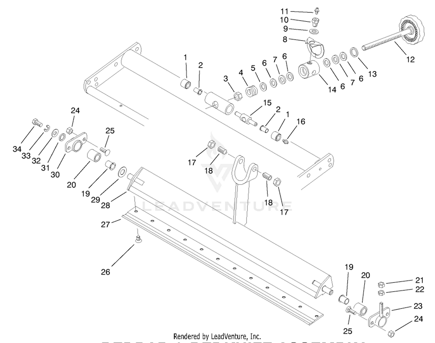 Bedbar  Bedknife Assembly