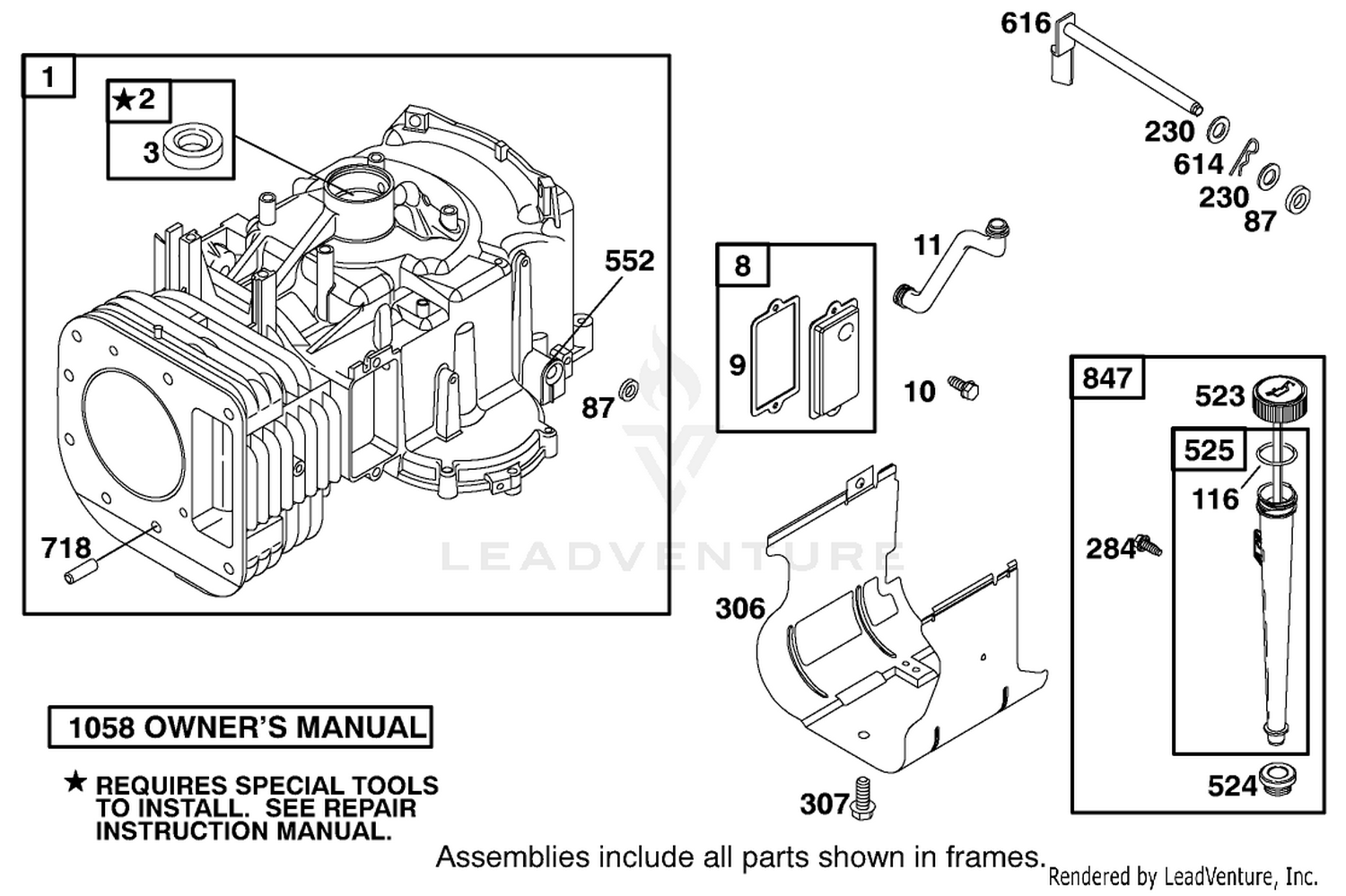 Engine Briggs  Stratton Model 28q777-0690-E1