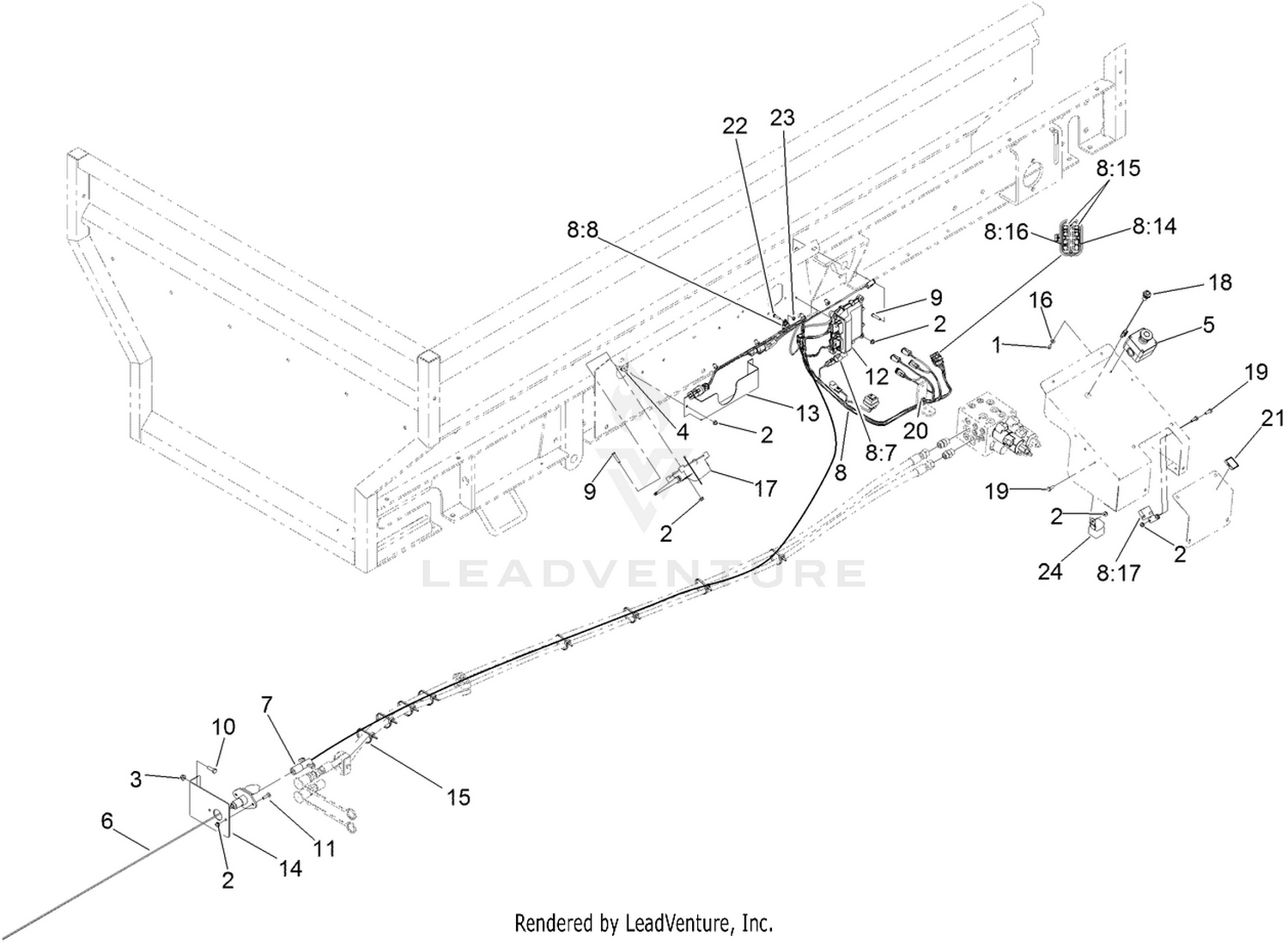 Wire Harness and Pocket Control Assembly