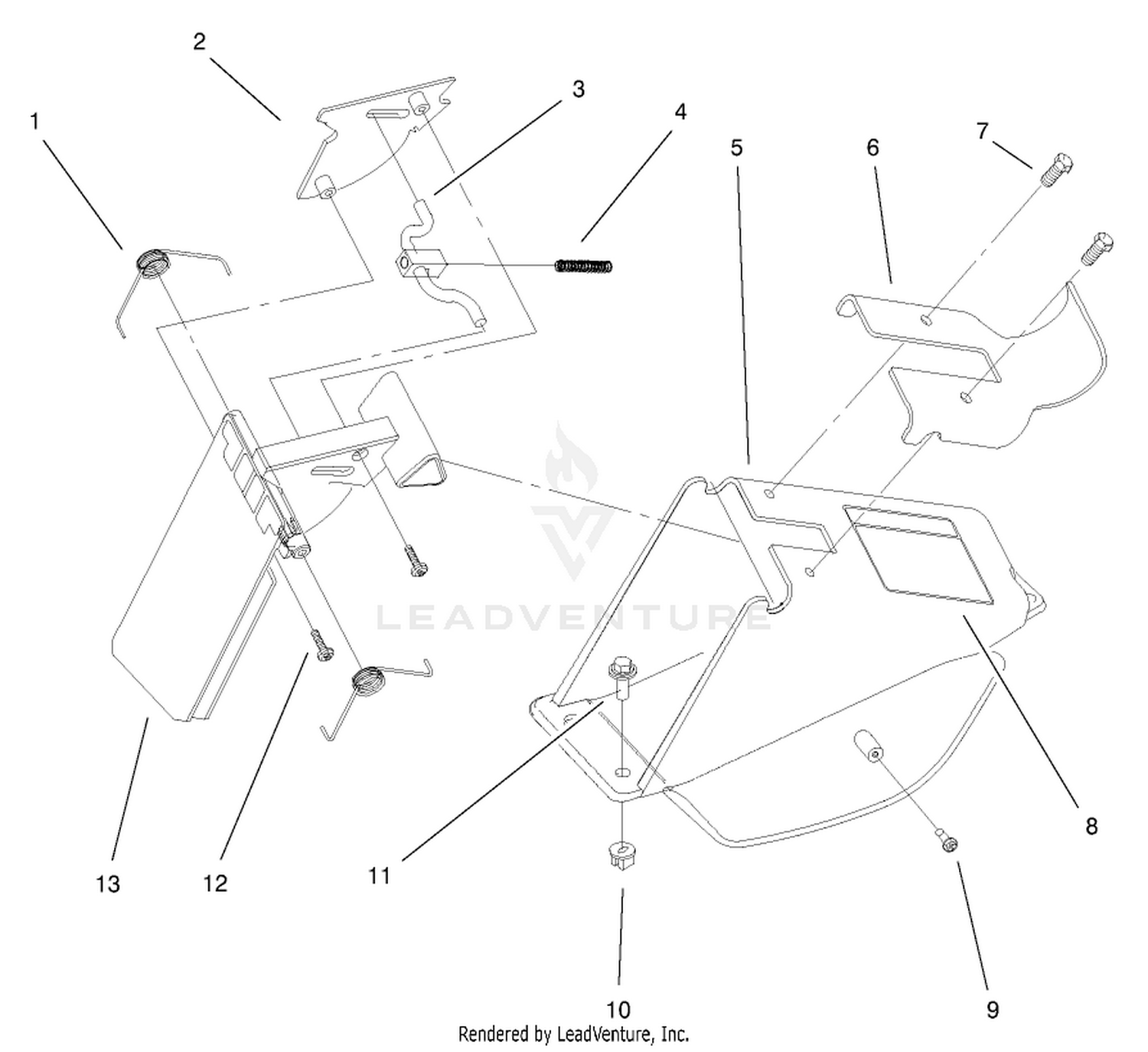 Discharge Door Assembly