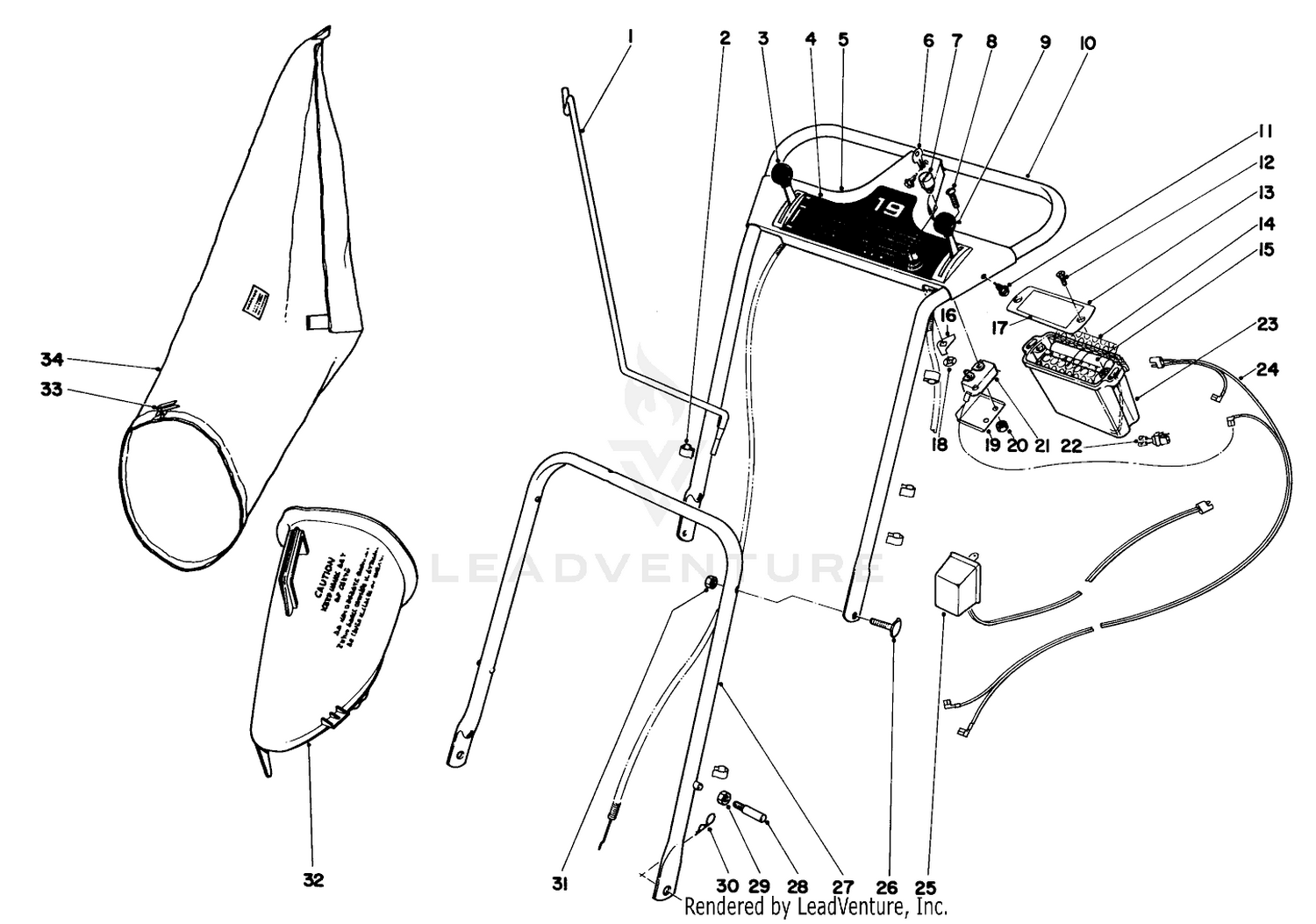 Handle Assembly Model No. 18257