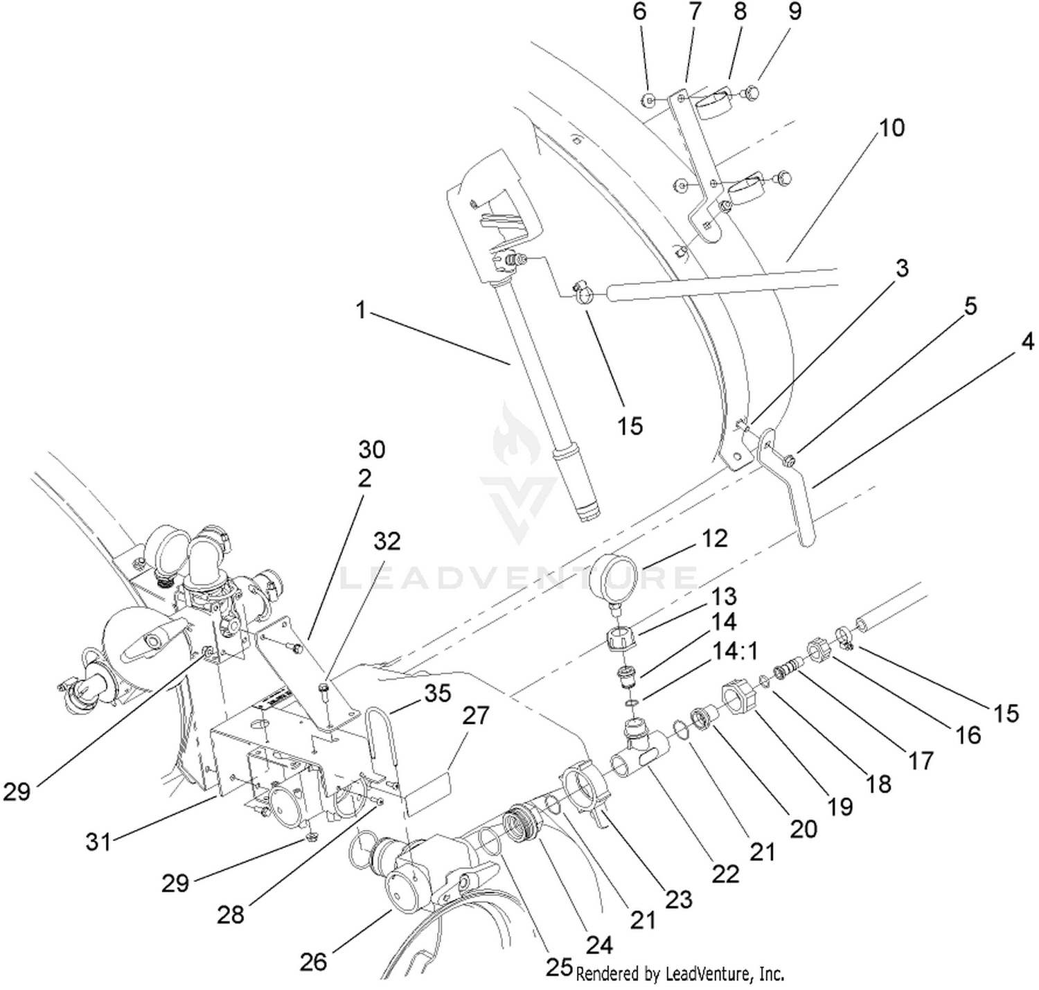 Spray Gun Kit Assembly