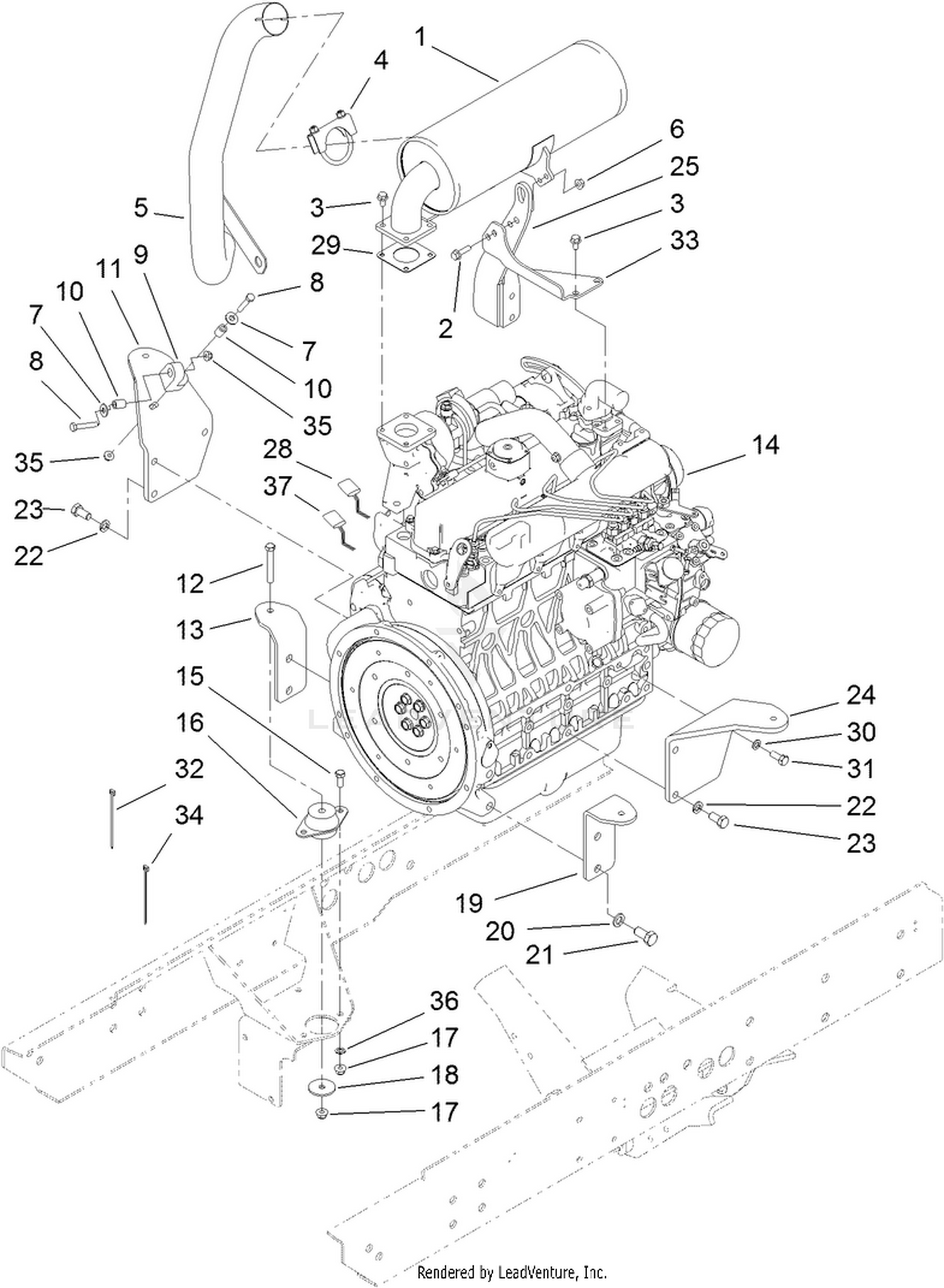 Engine Installation Assembly
