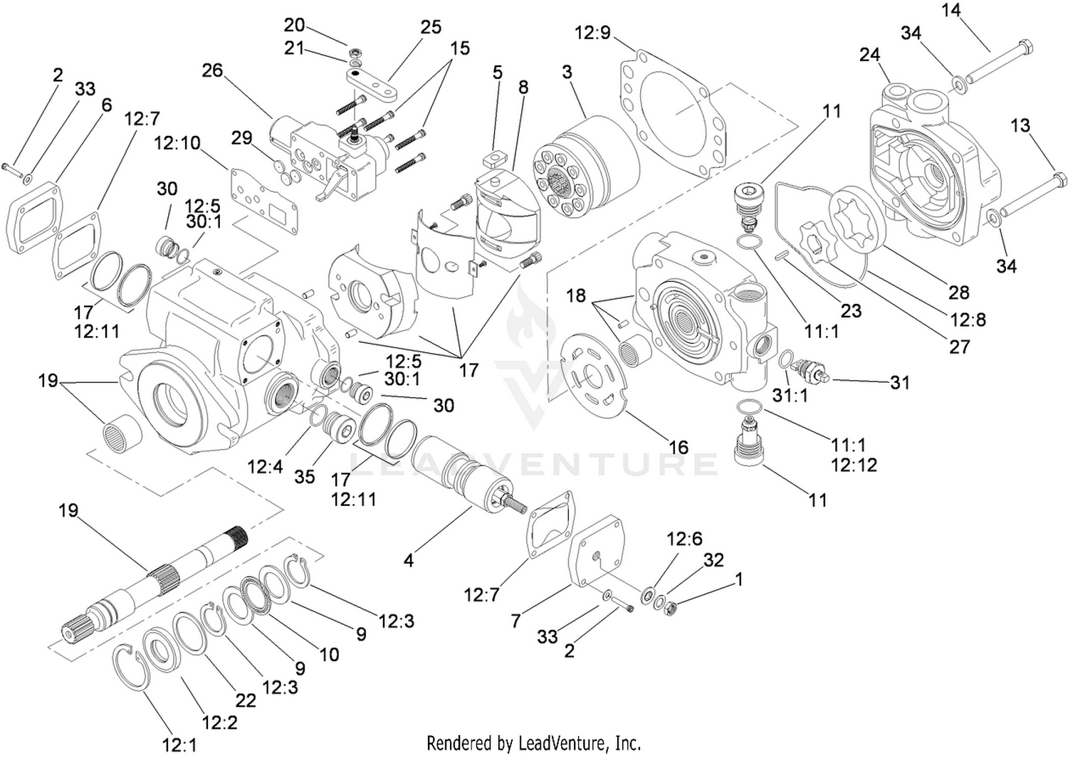 Piston Pump Assembly No. 117-0685