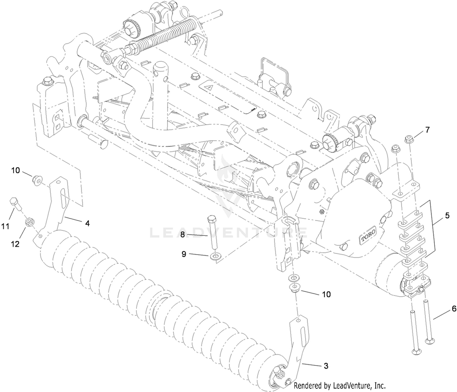 Optional High Height-of-Cut Assembly No. 110-9600