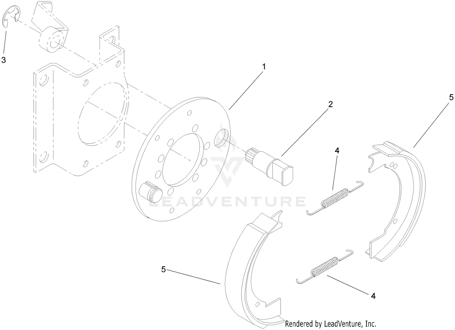 Brake Assembly No. 104-7705