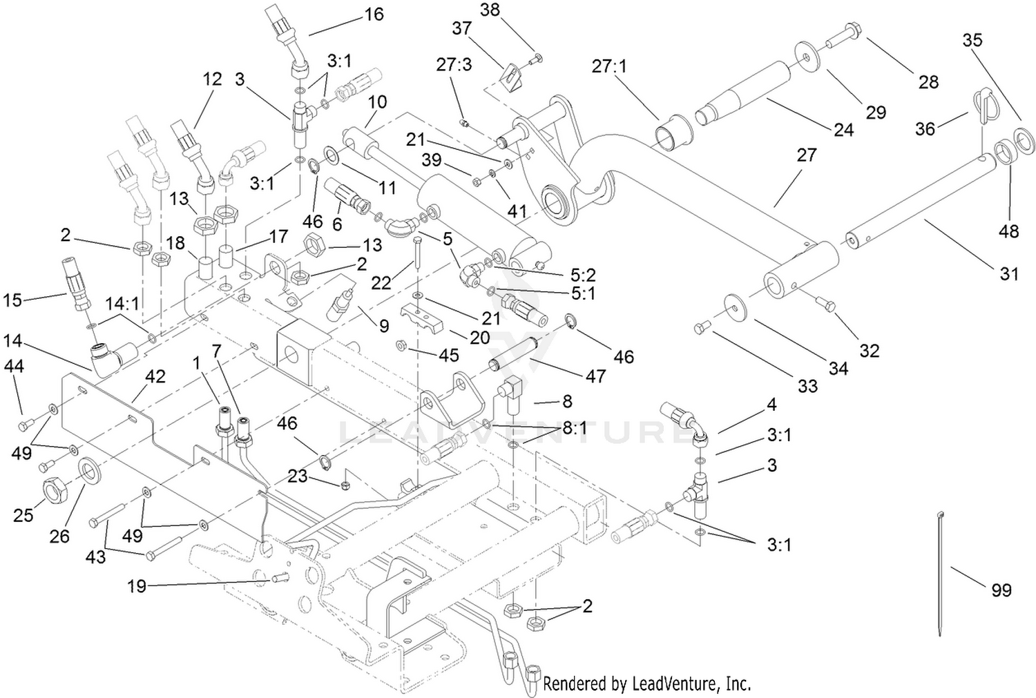 Rear Lift Arm Assembly