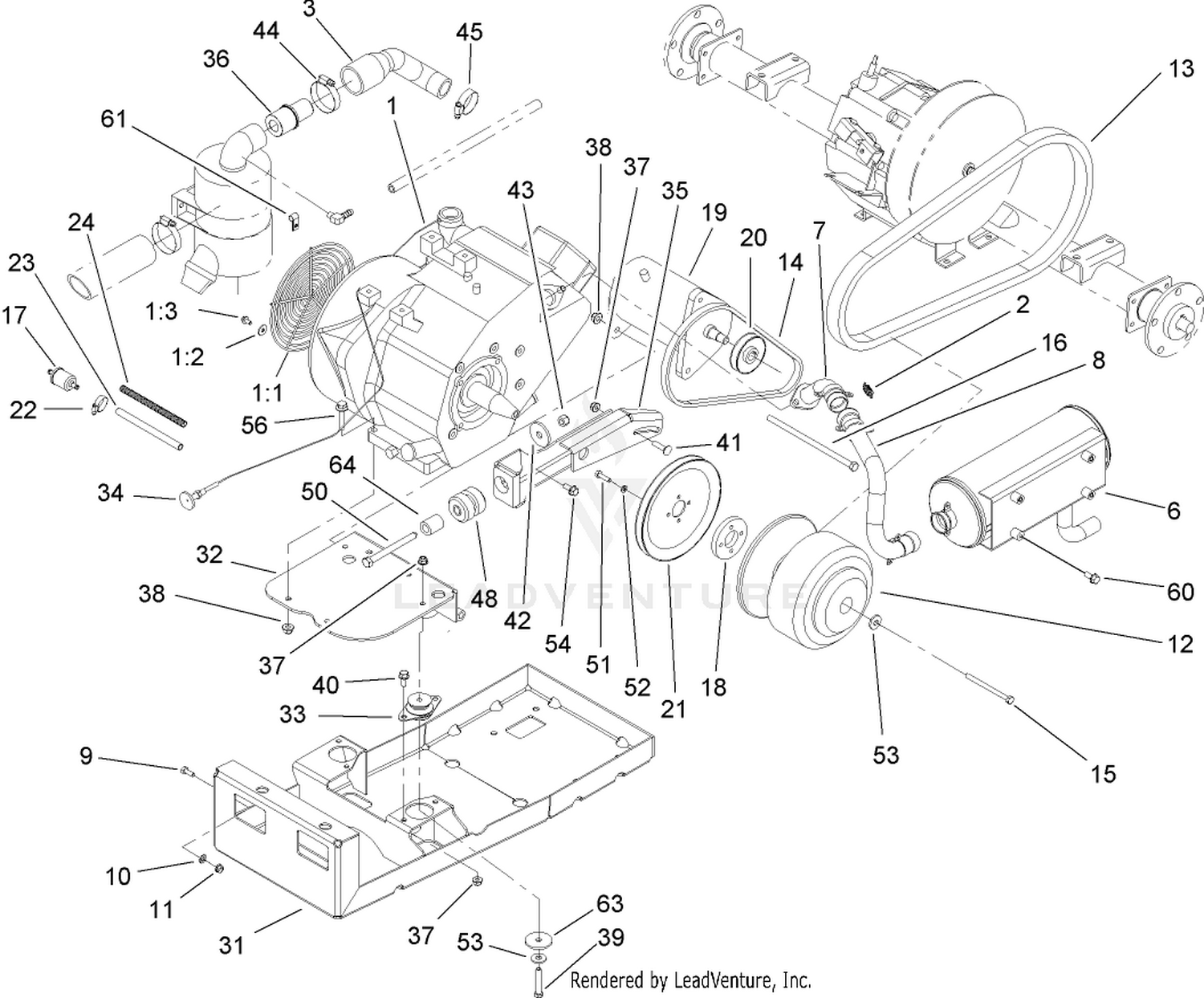 Engine and Clutch Assembly