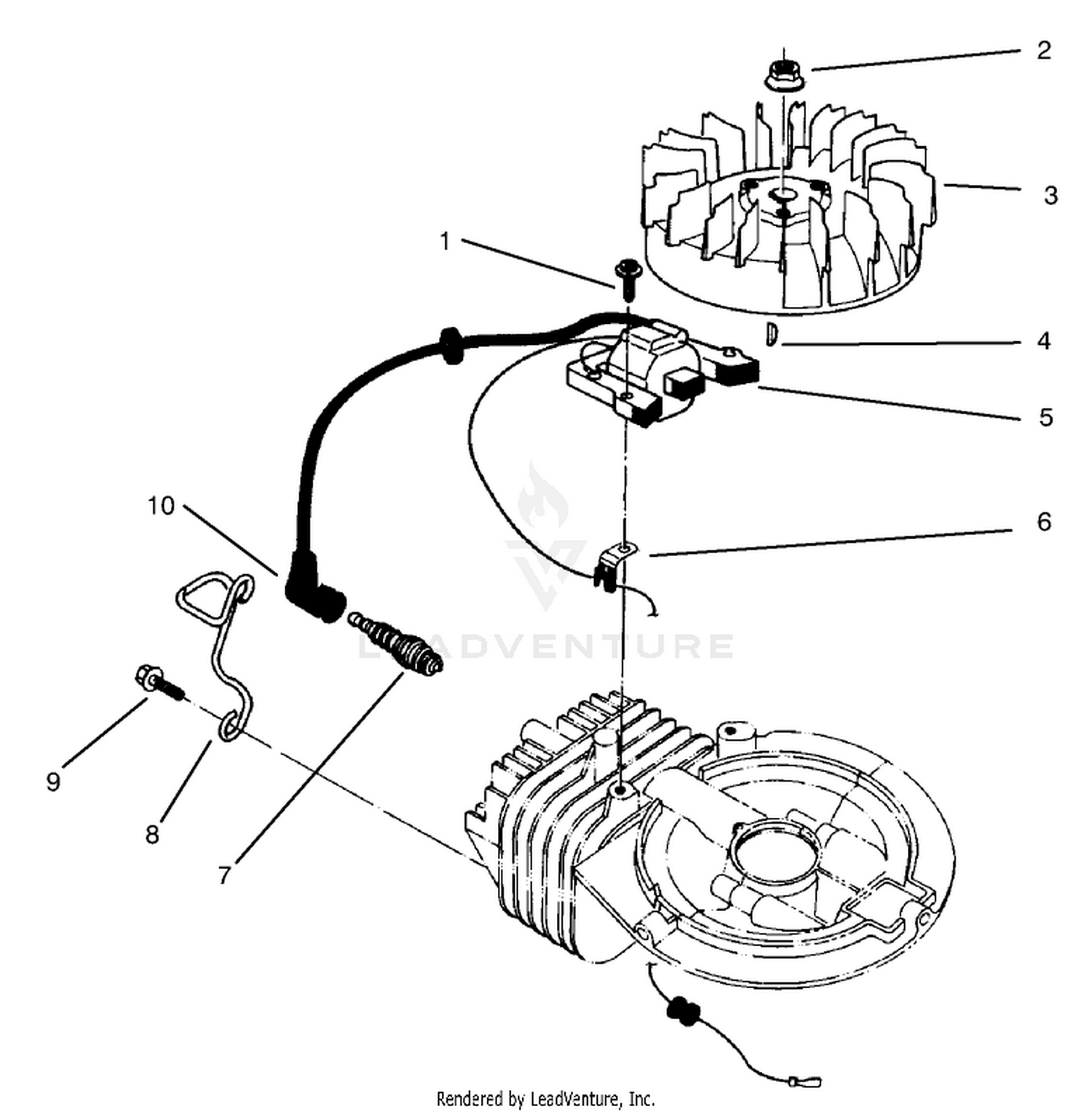 Ignition Assembly (model No. 47ps5-3)(model No. 22038b)(model No. 47pt6-3)(model No. 22038)