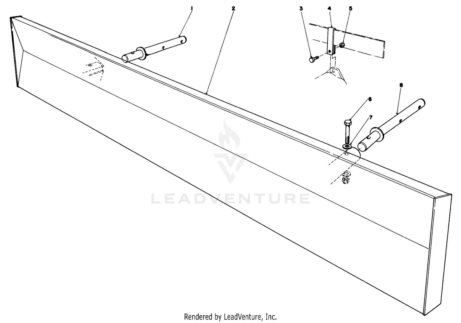 80" Blade Kit No. 03585 (optional)