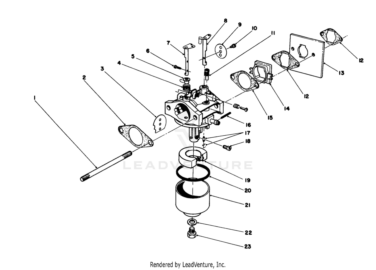Carburetor Assembly (model No. 47pg6)