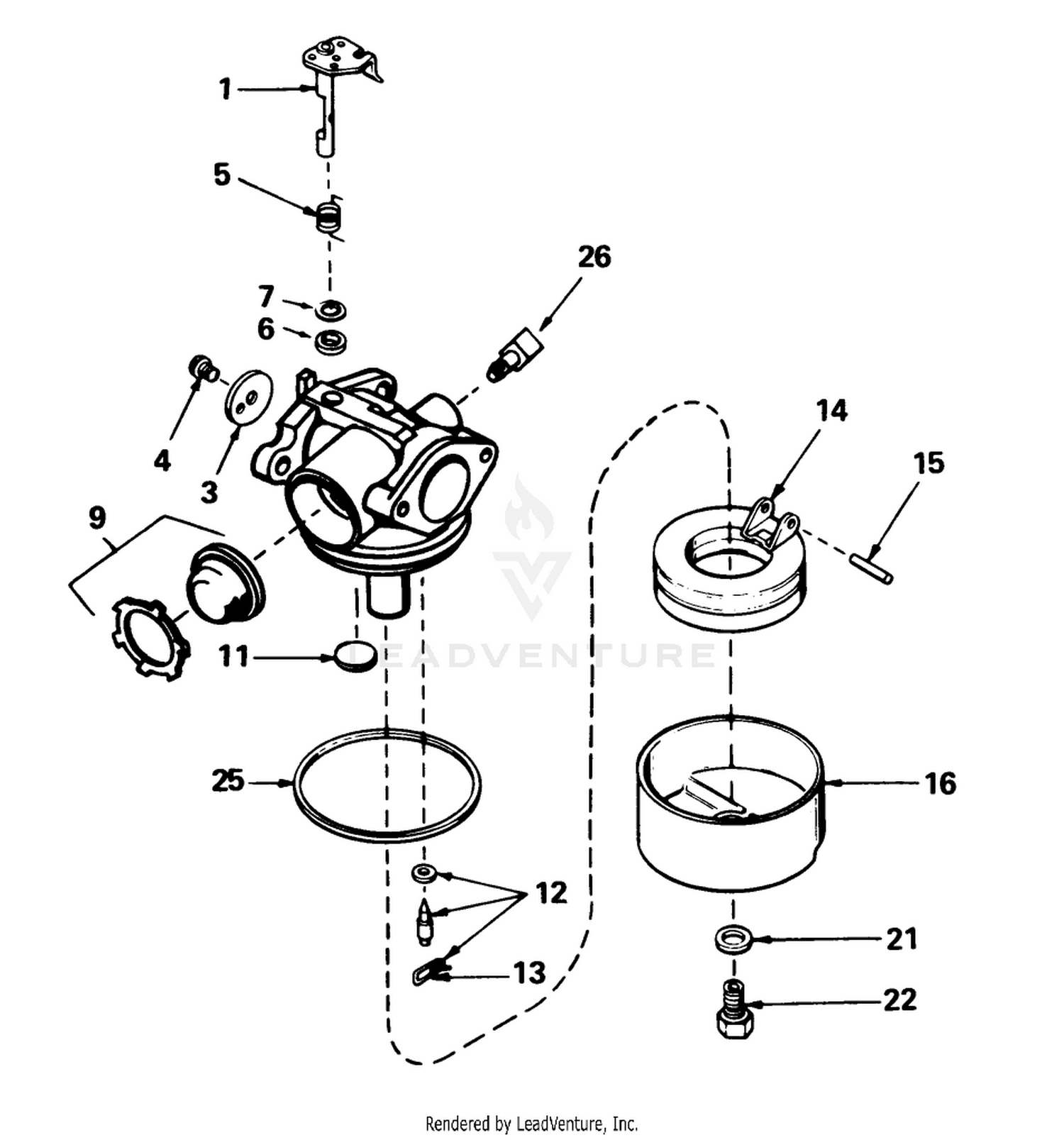 Carburetor No. 632098