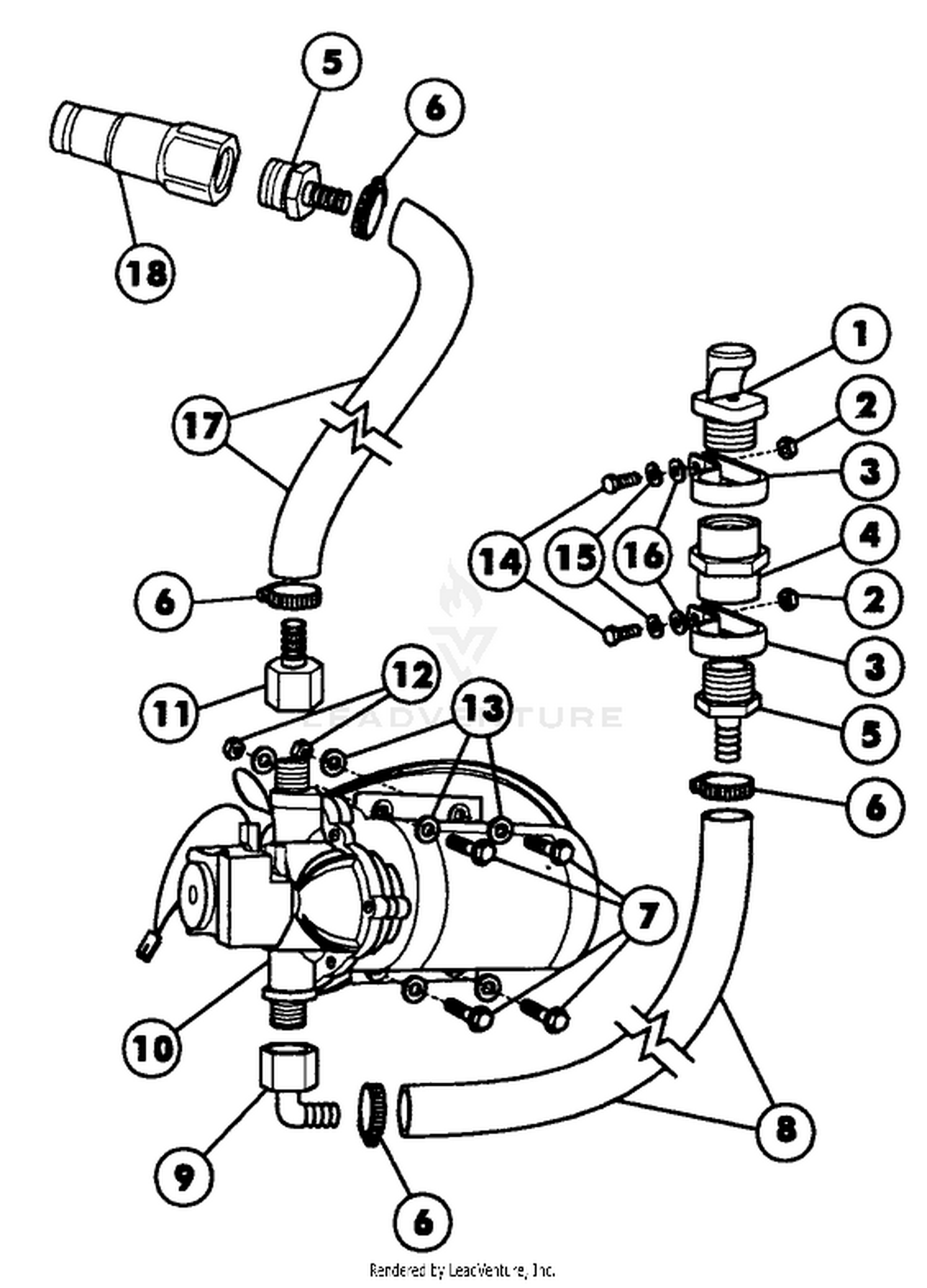 SINGLE NOZZLE ASSEMBLY