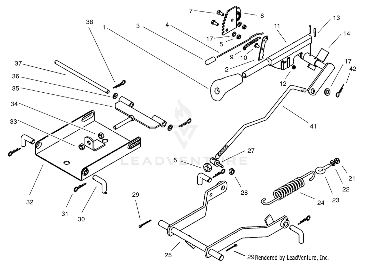 Operation (Mower Lift) Assembly