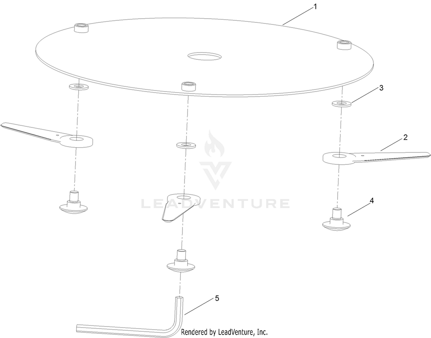 Swing Tip Blade Assembly