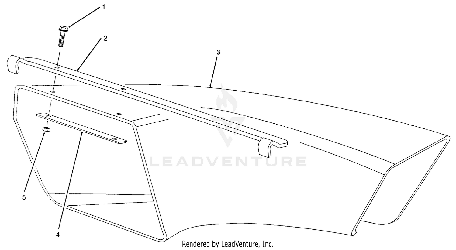 Side Discharge Chute Model No. 59112 (optional)