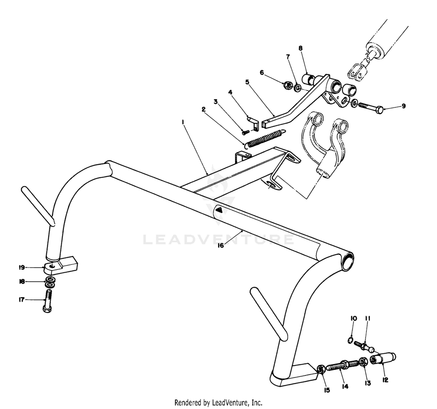Direct Suspension Pull Frame Kit Model No. 04452 (optional)(continued)