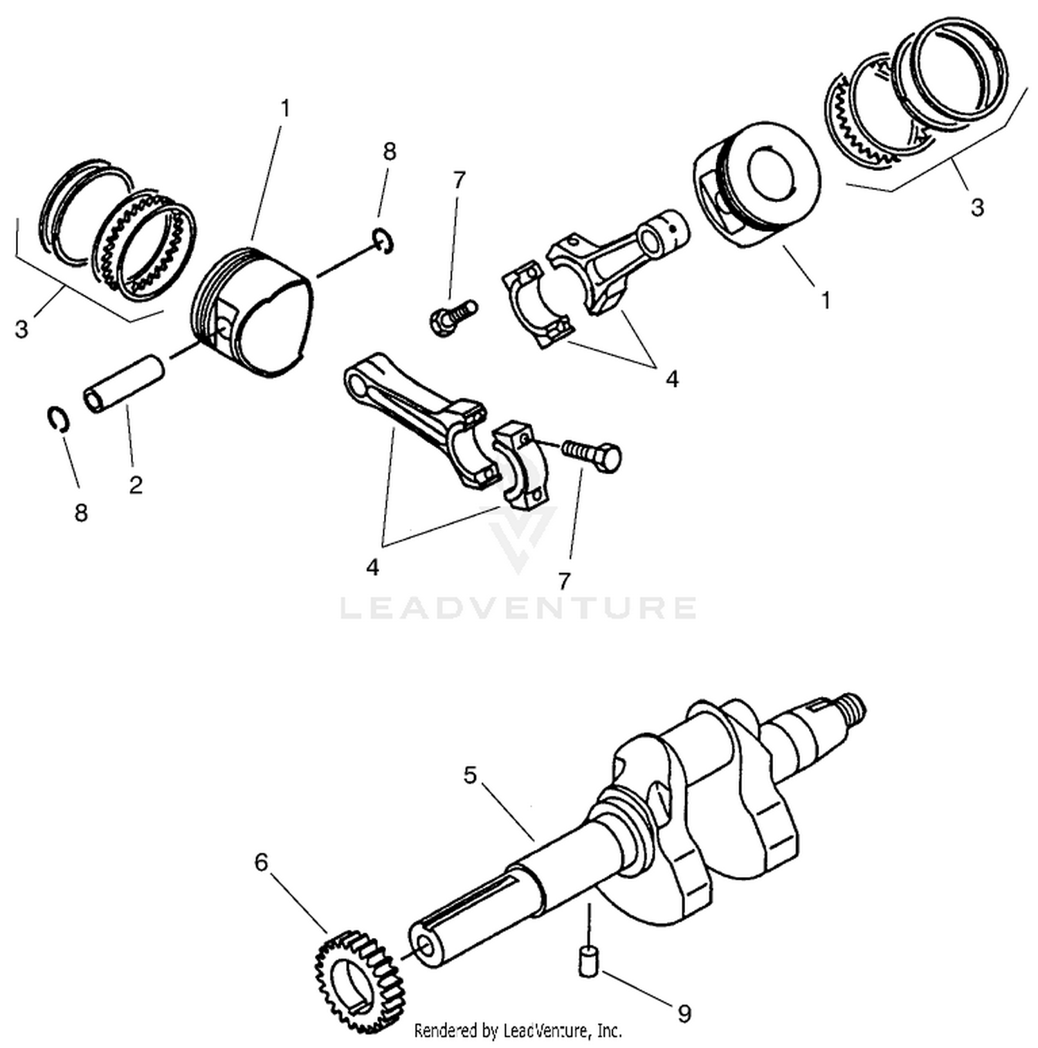 Piston  Crankshaft Assembly