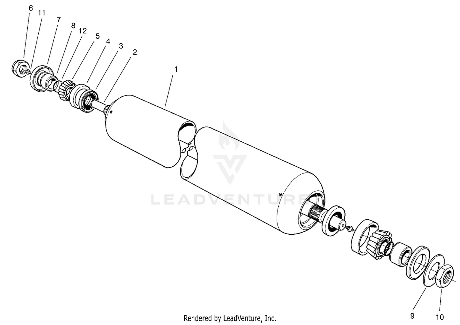Rear Roller Assembly No. 59-5630