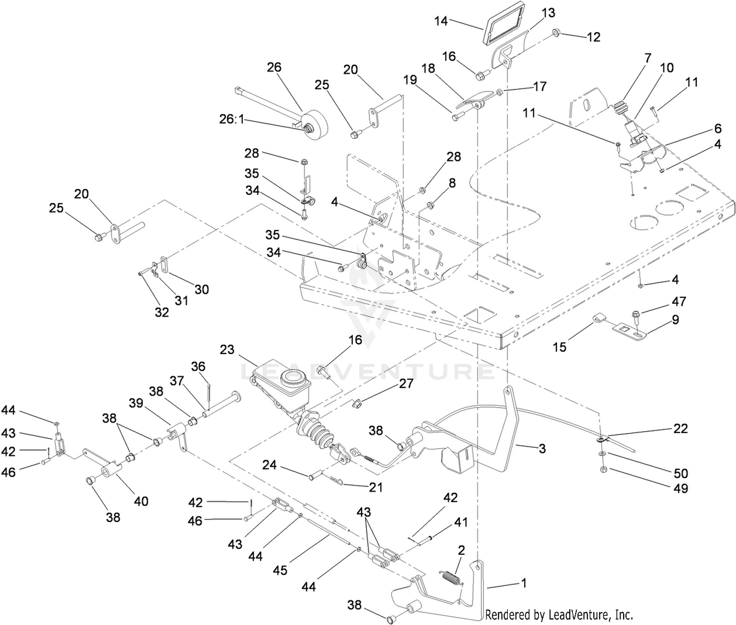 Brake and Accelerator Pedal Assembly