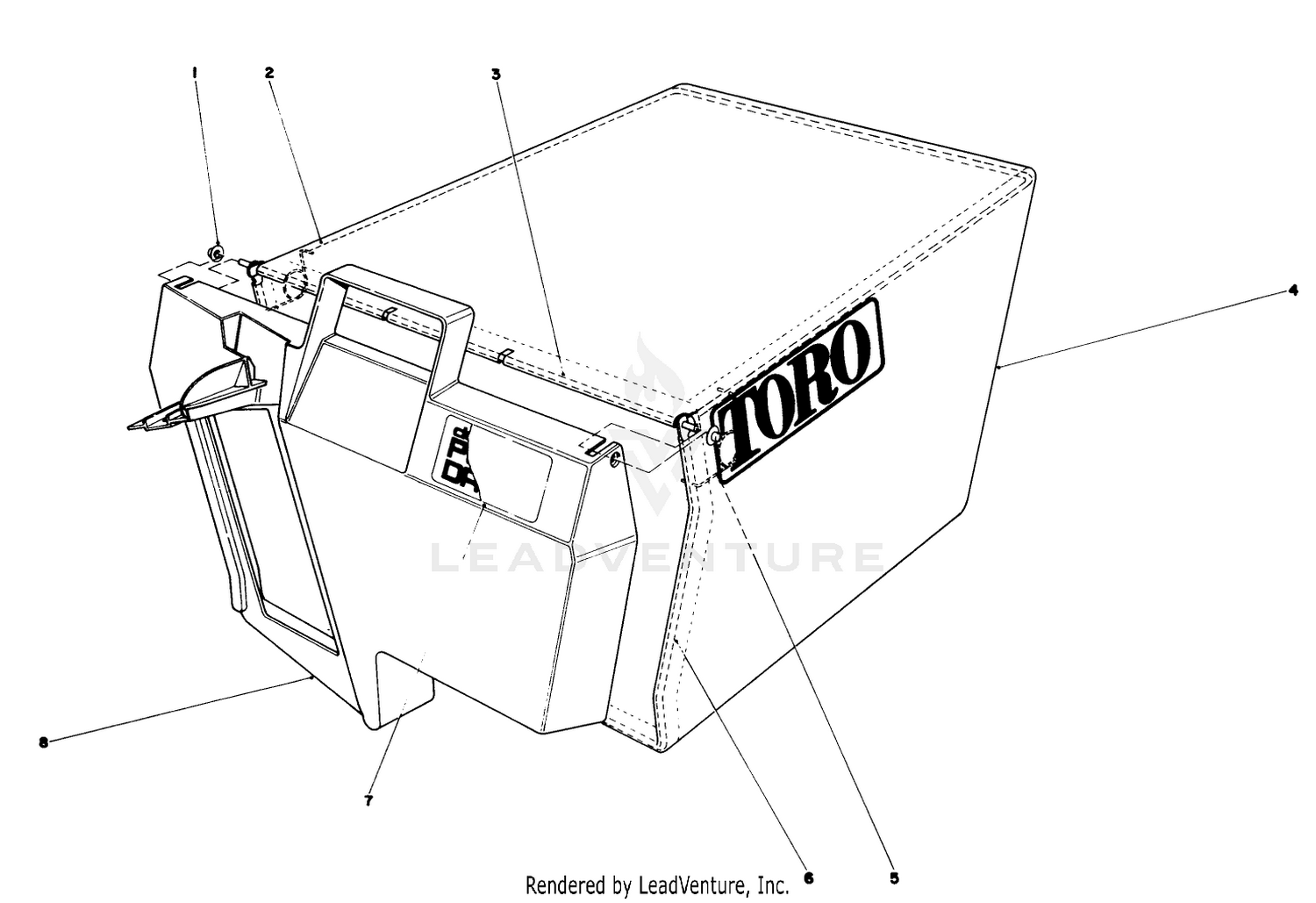 Grass Bag Assembly No. 11-0189