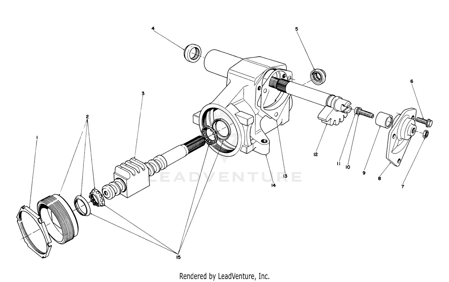 Steering Gear Assembly No. 41-8820