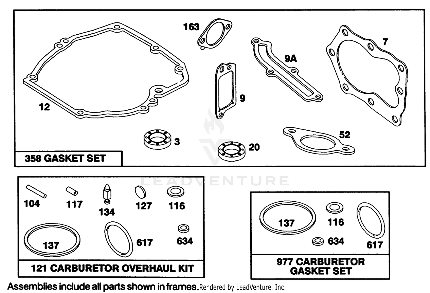 Engine Briggs  Stratton Model 122702-3171-01 8