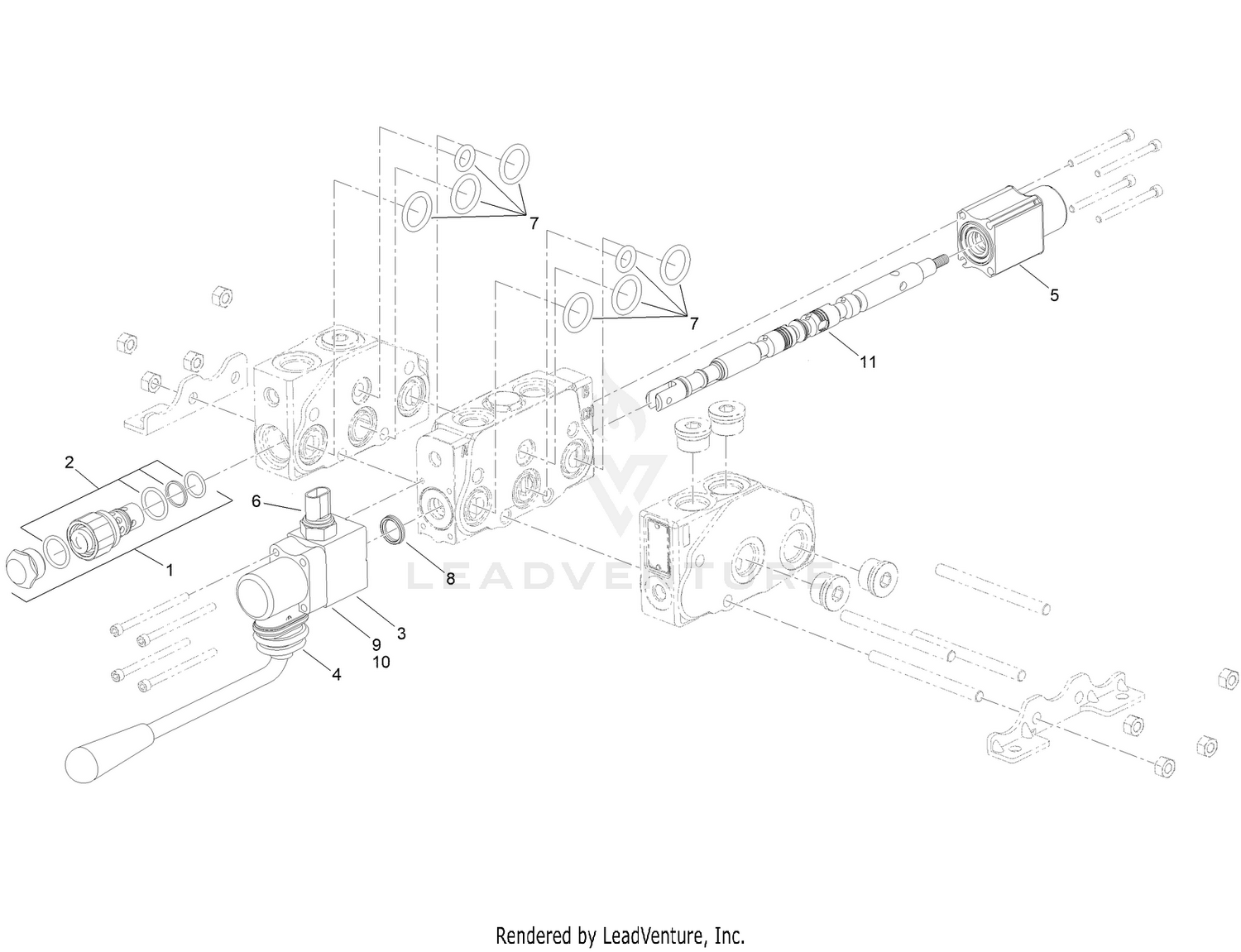 Hydraulic Valve Assembly No. 131-5637