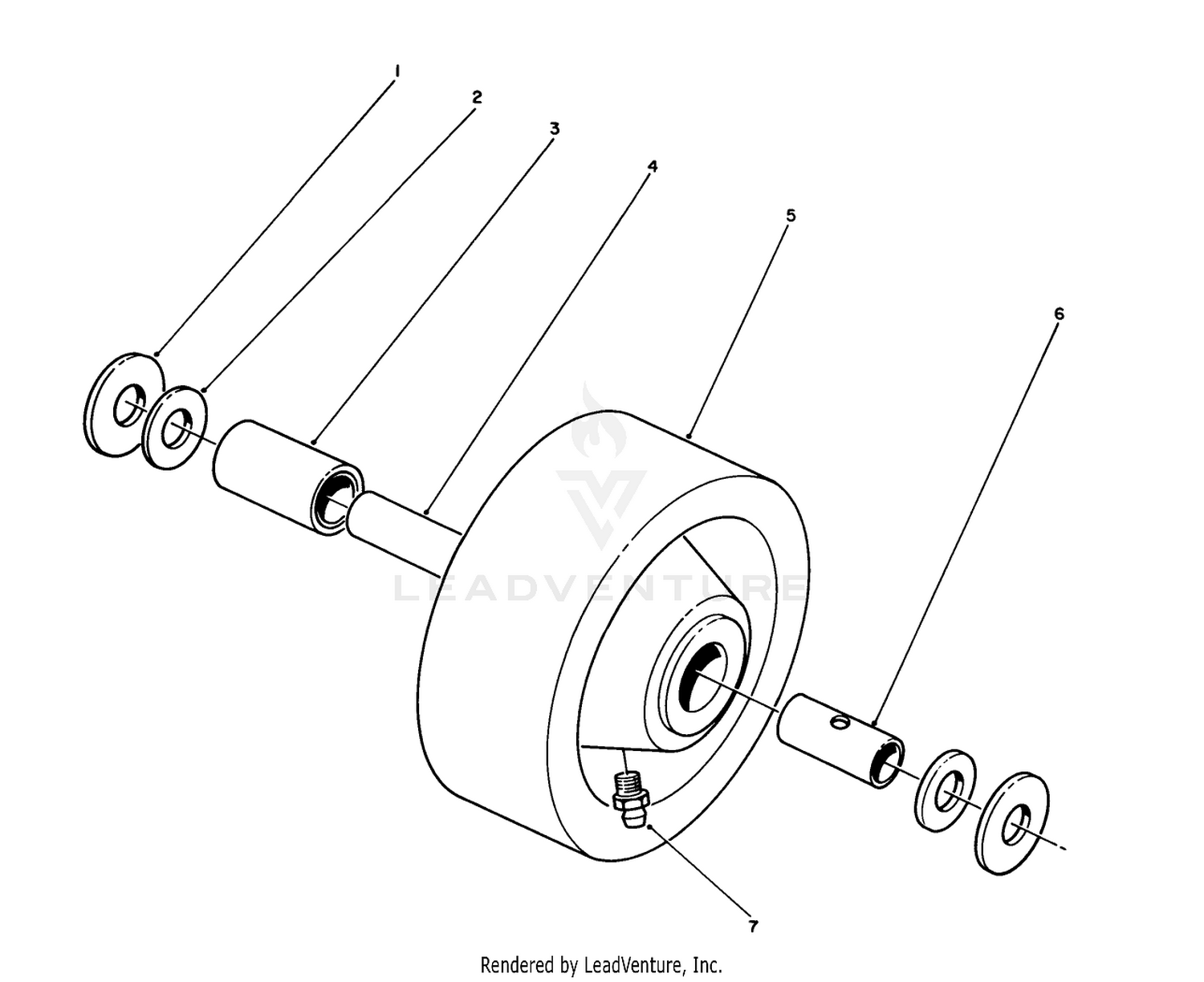 Phenolic Wheel Assembly No. 27-1050 (optional)